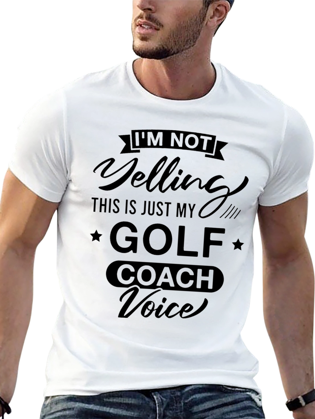 Funny Golf Coach Voice T-Shirt