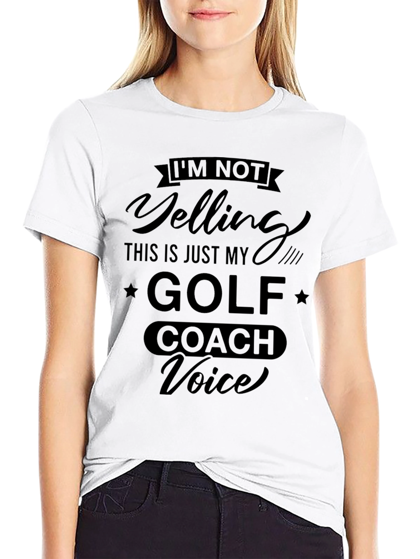 Funny Golf Coach Voice T-Shirt