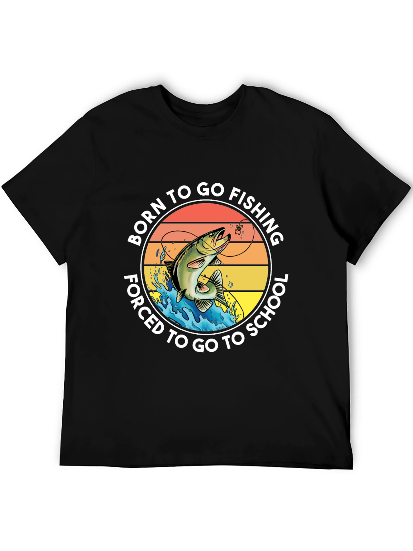 Born to Fish Graphic T-Shirt