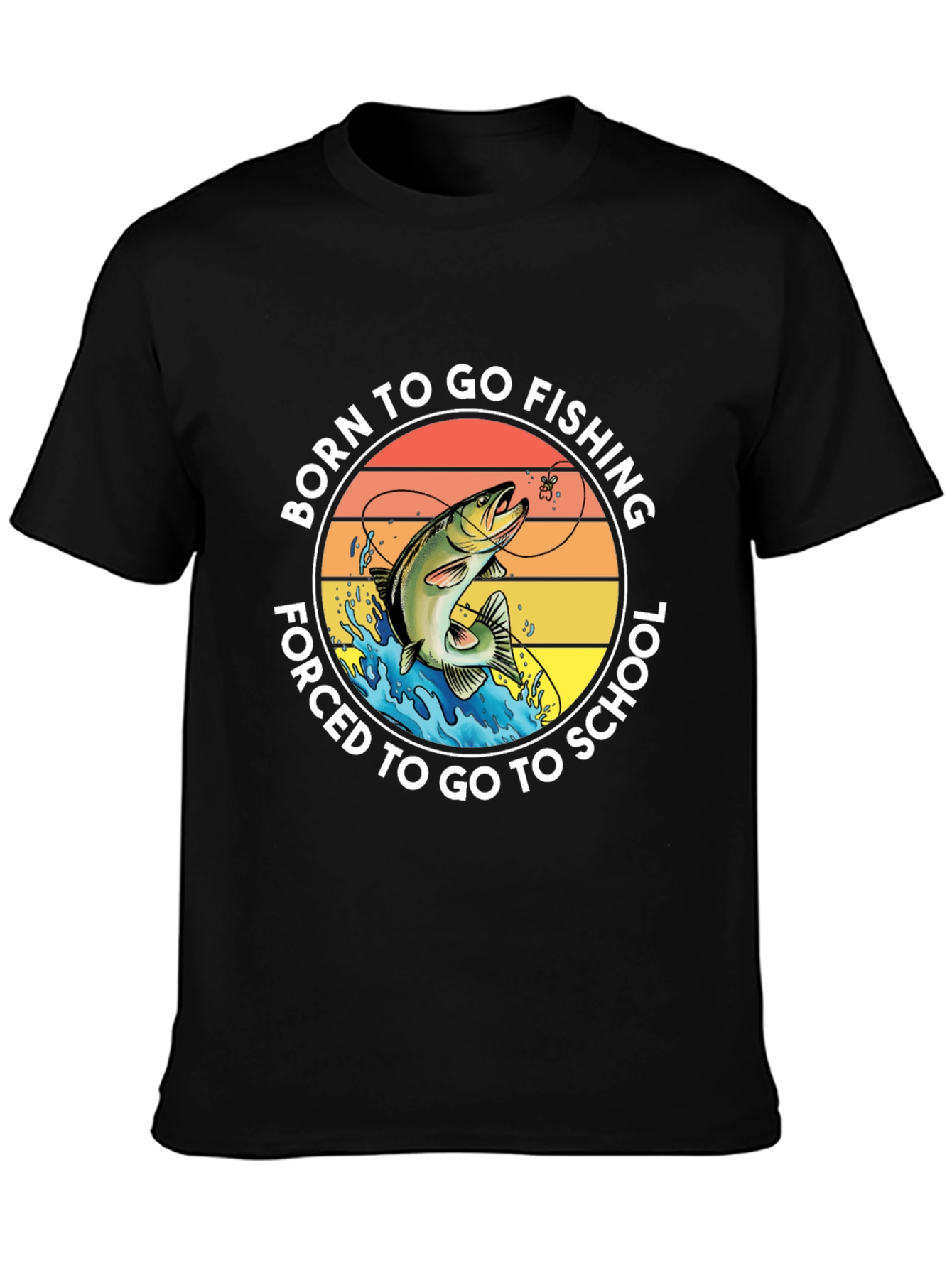 Born to Fish Graphic T-Shirt