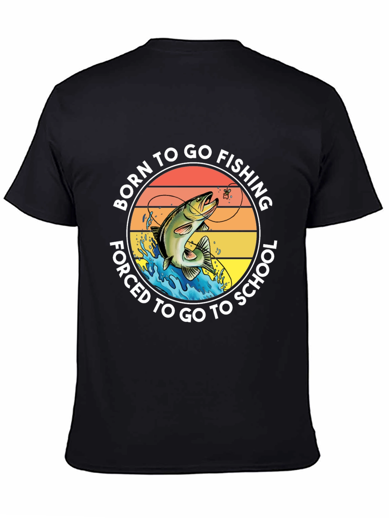 Born to Fish Graphic T-Shirt