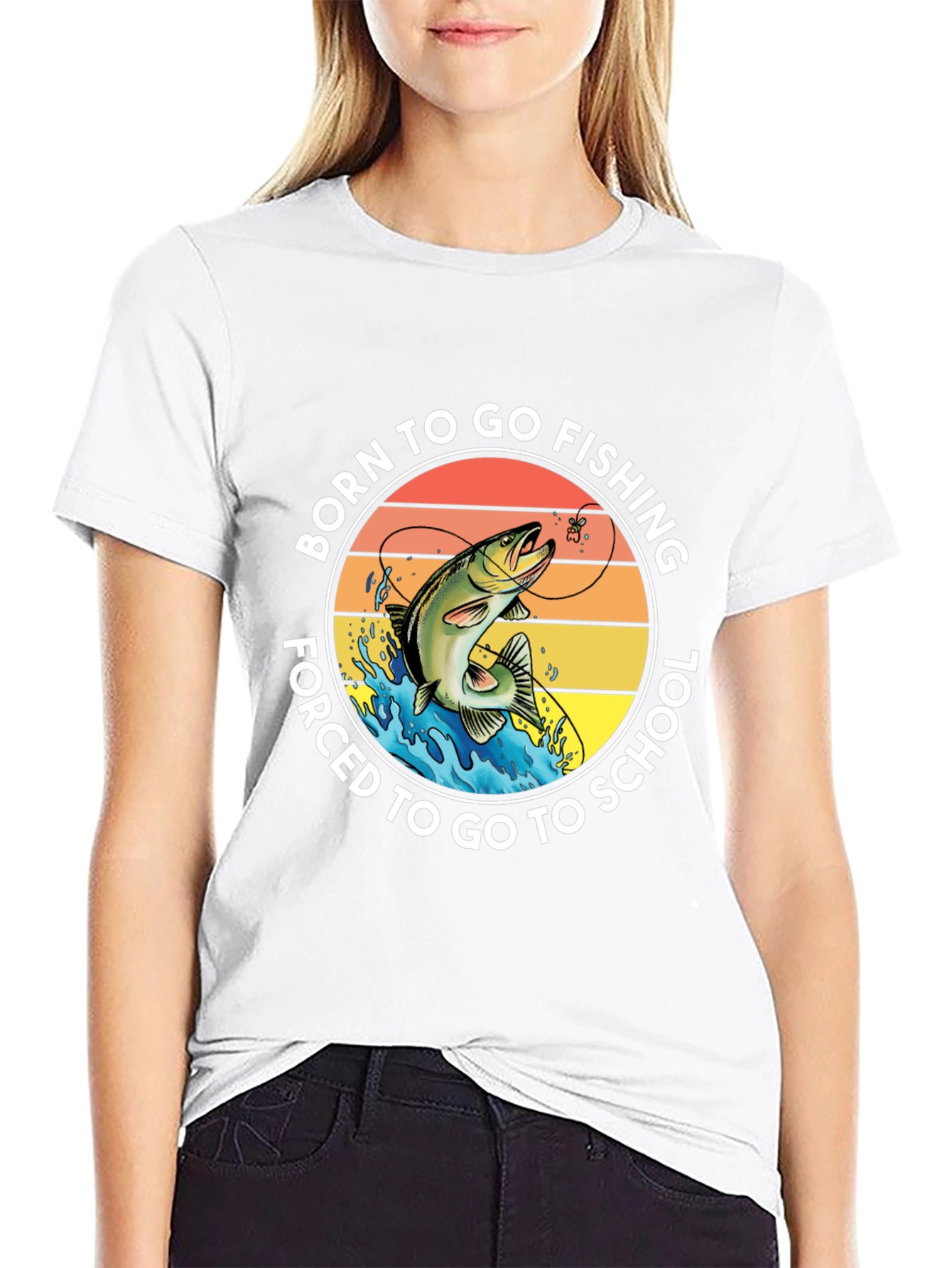 Born to Fish Graphic T-Shirt