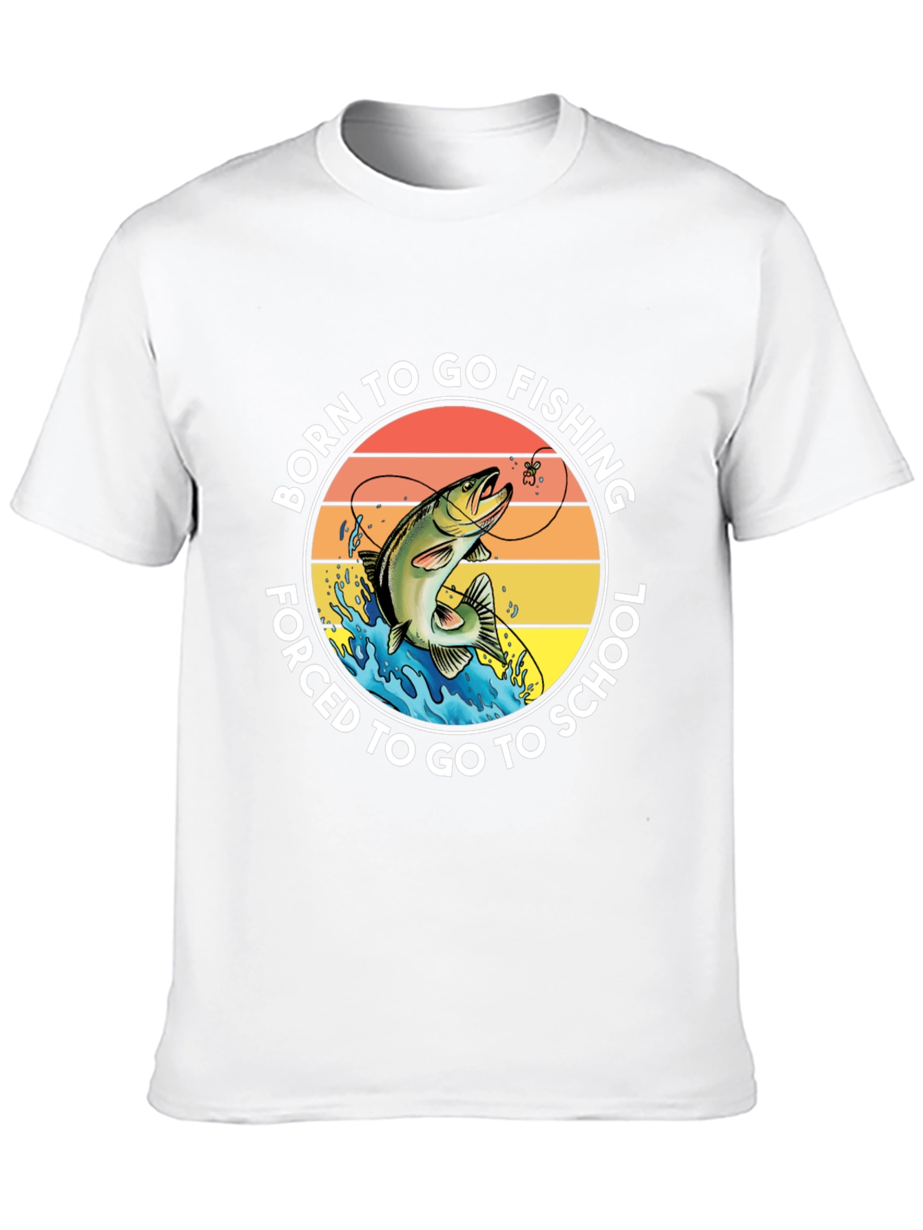 Born to Fish Graphic T-Shirt