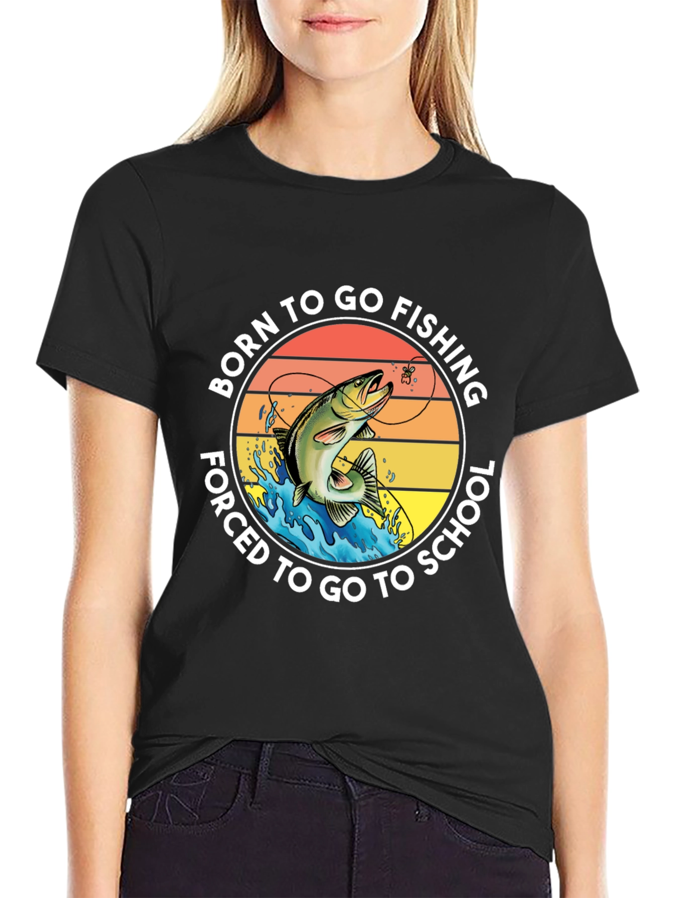 Born to Fish Graphic T-Shirt