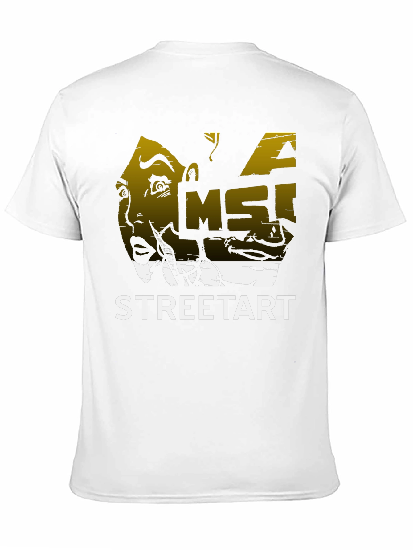Edgy Streetart Graphic Black T-Shirt
