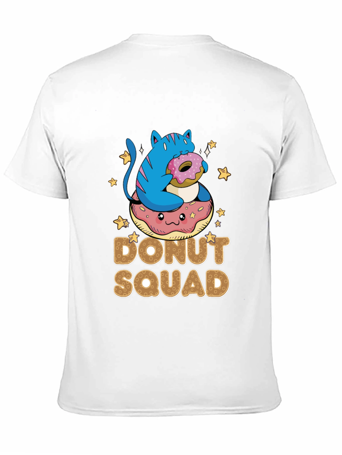 Donut Squad T-Shirt - Cat & Donut Graphic Tee