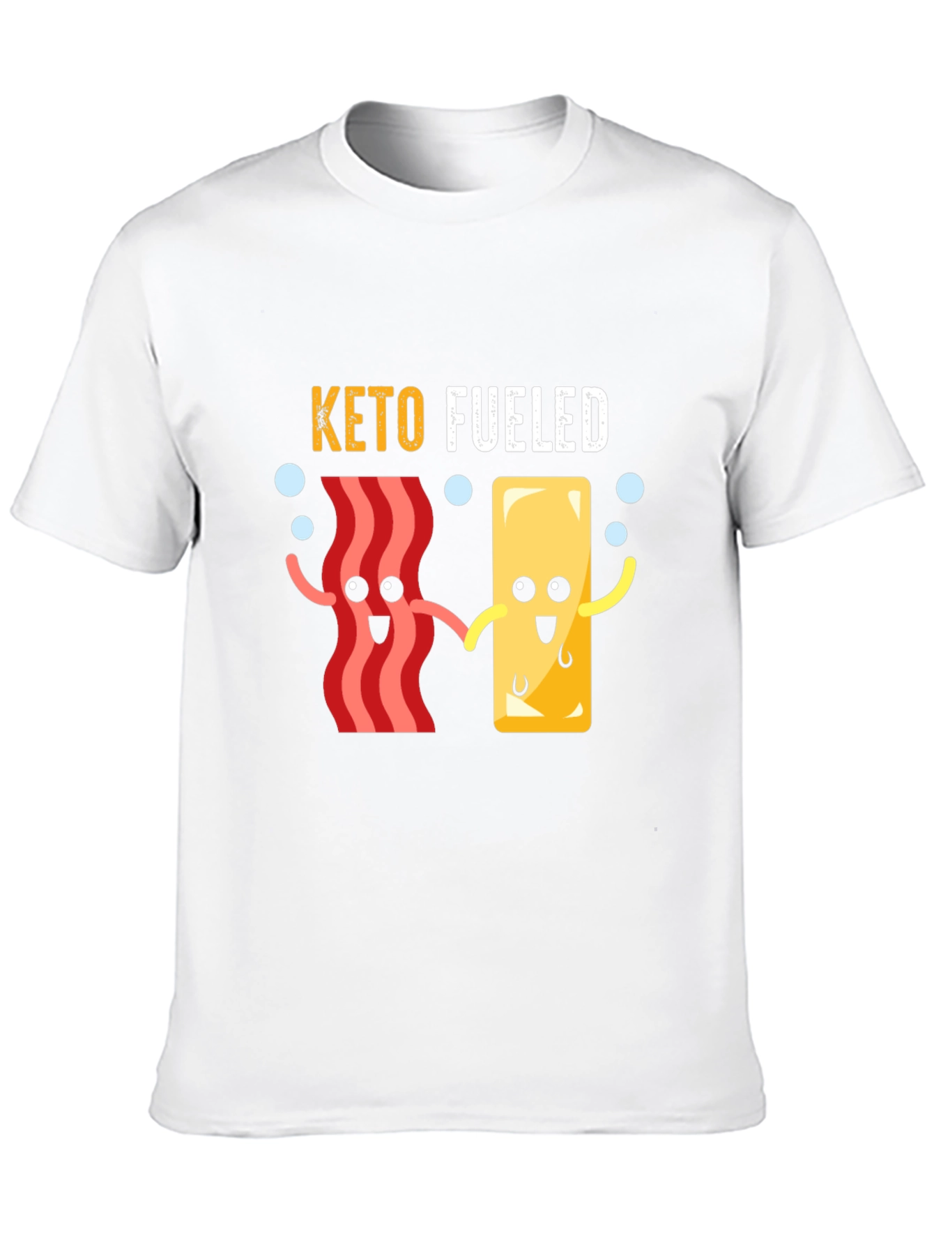 Keto Fueled Cartoon Graphic T-Shirt