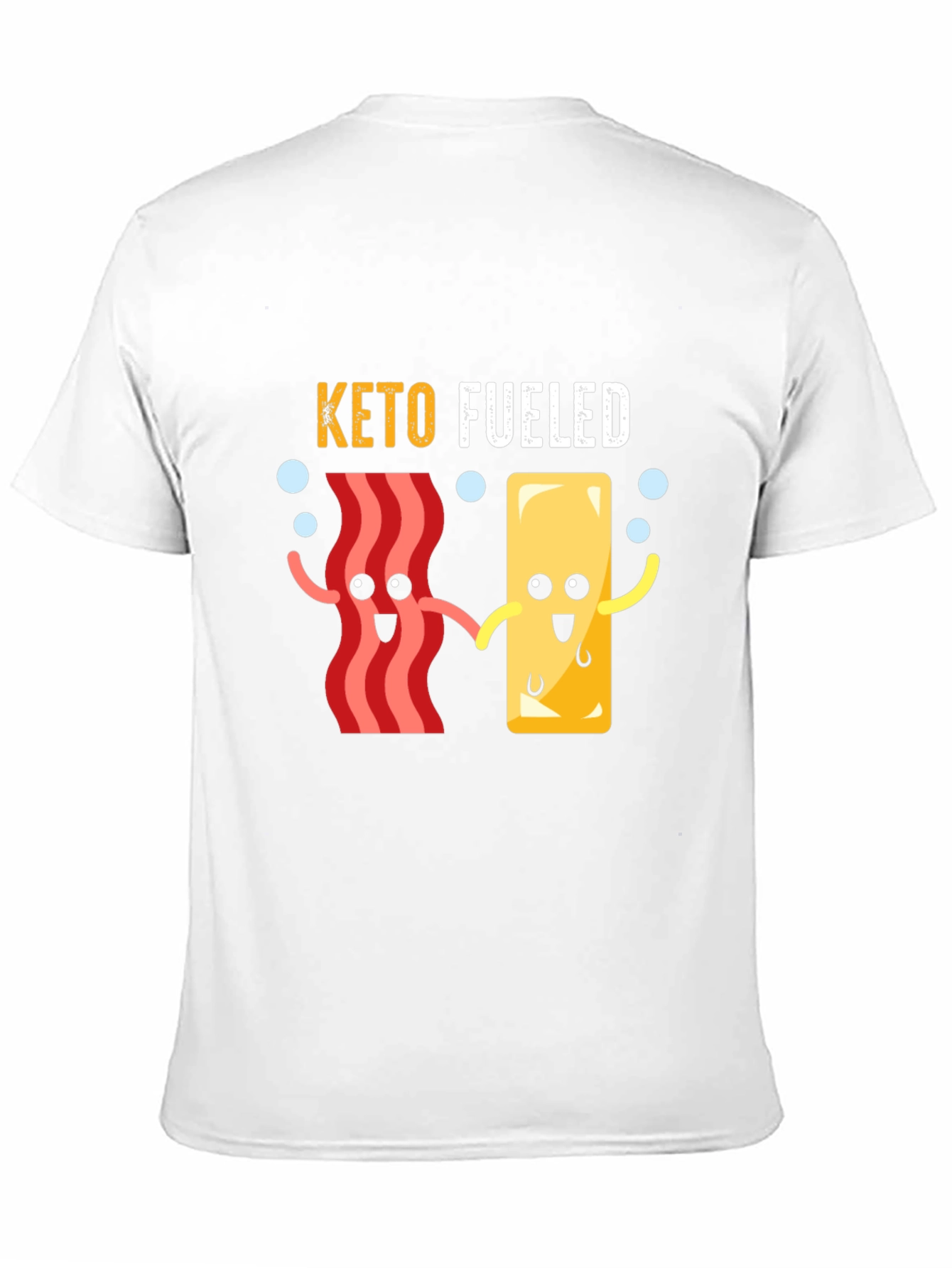 Keto Fueled Cartoon Graphic T-Shirt