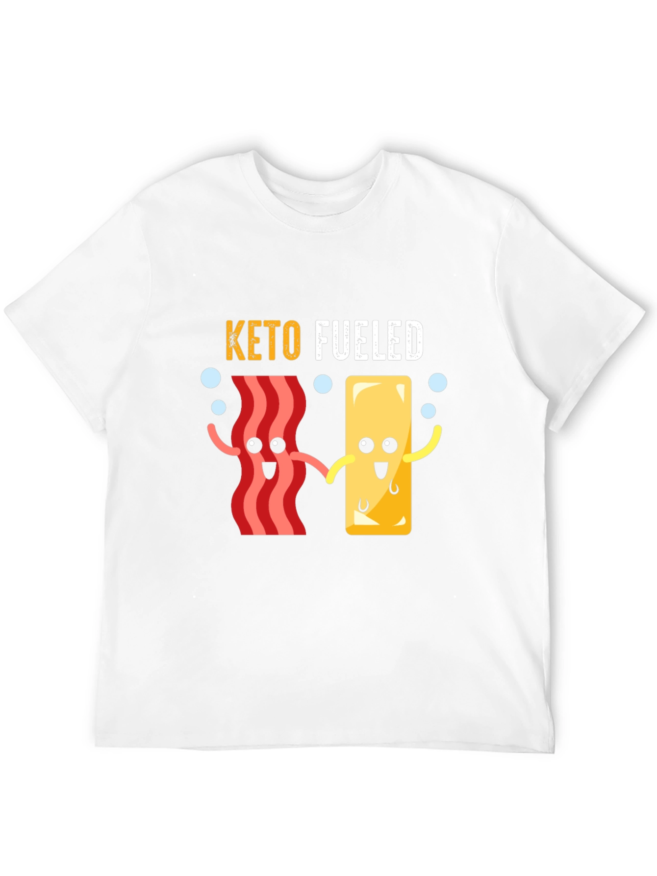 Keto Fueled Cartoon Graphic T-Shirt