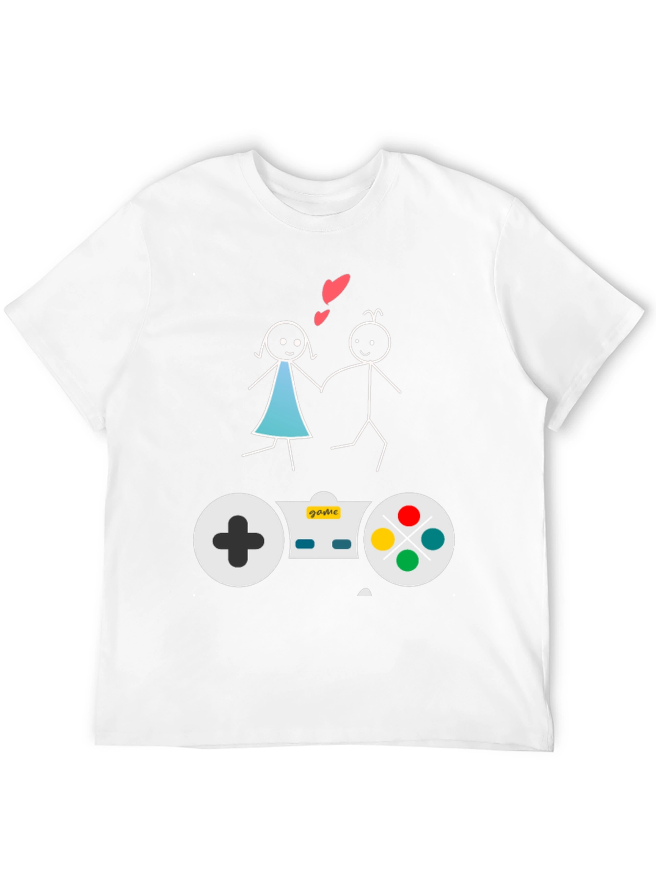 Gamer Couple T-Shirt: Love & Games Unite!