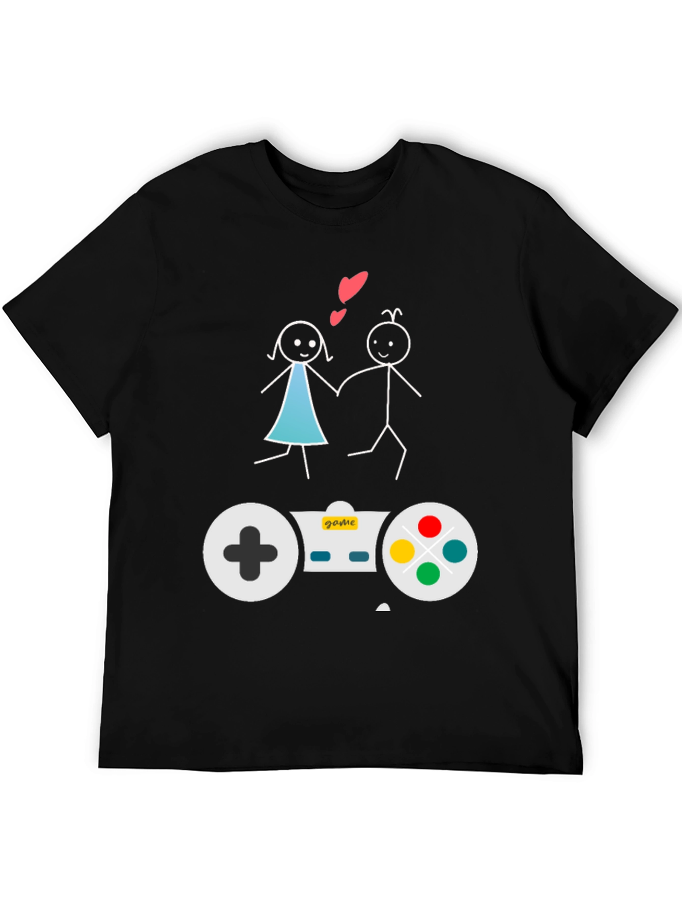 Gamer Couple T-Shirt: Love & Games Unite!