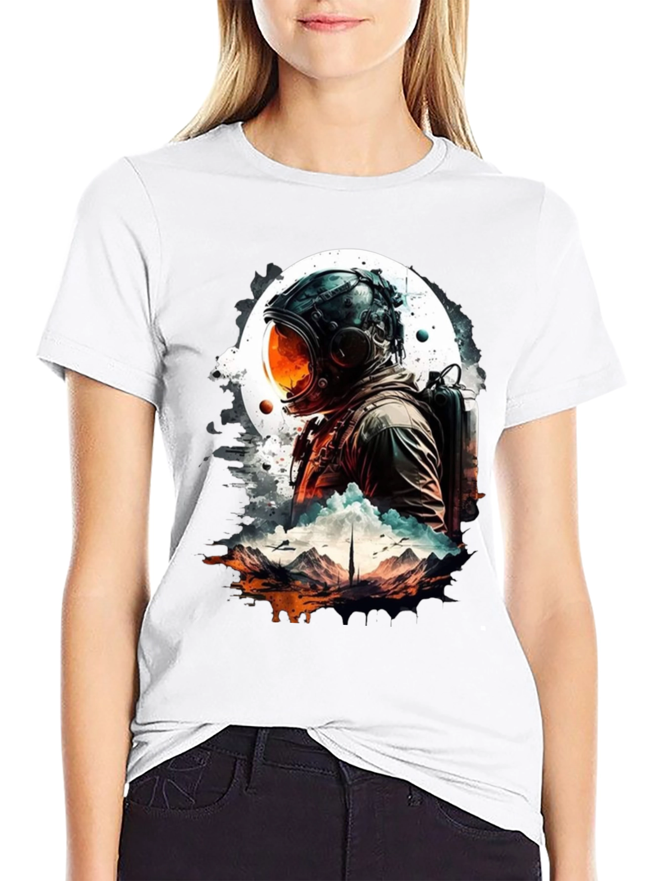 Astronaut Graphic T-Shirt - Space Adventure Tee