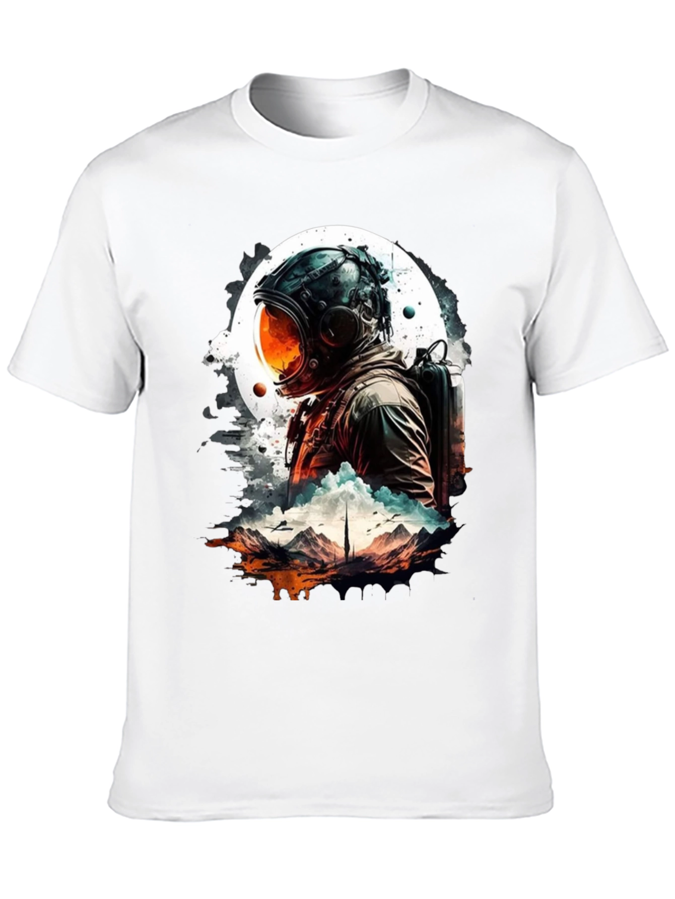 Astronaut Graphic T-Shirt - Space Adventure Tee