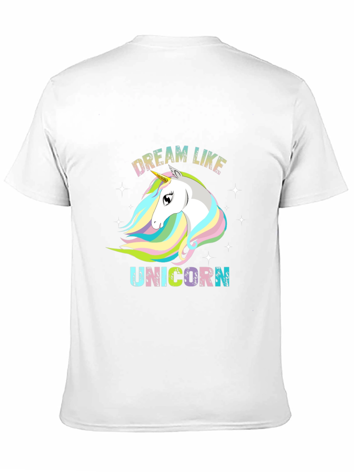 Dream Like Unicorn Black T-Shirt