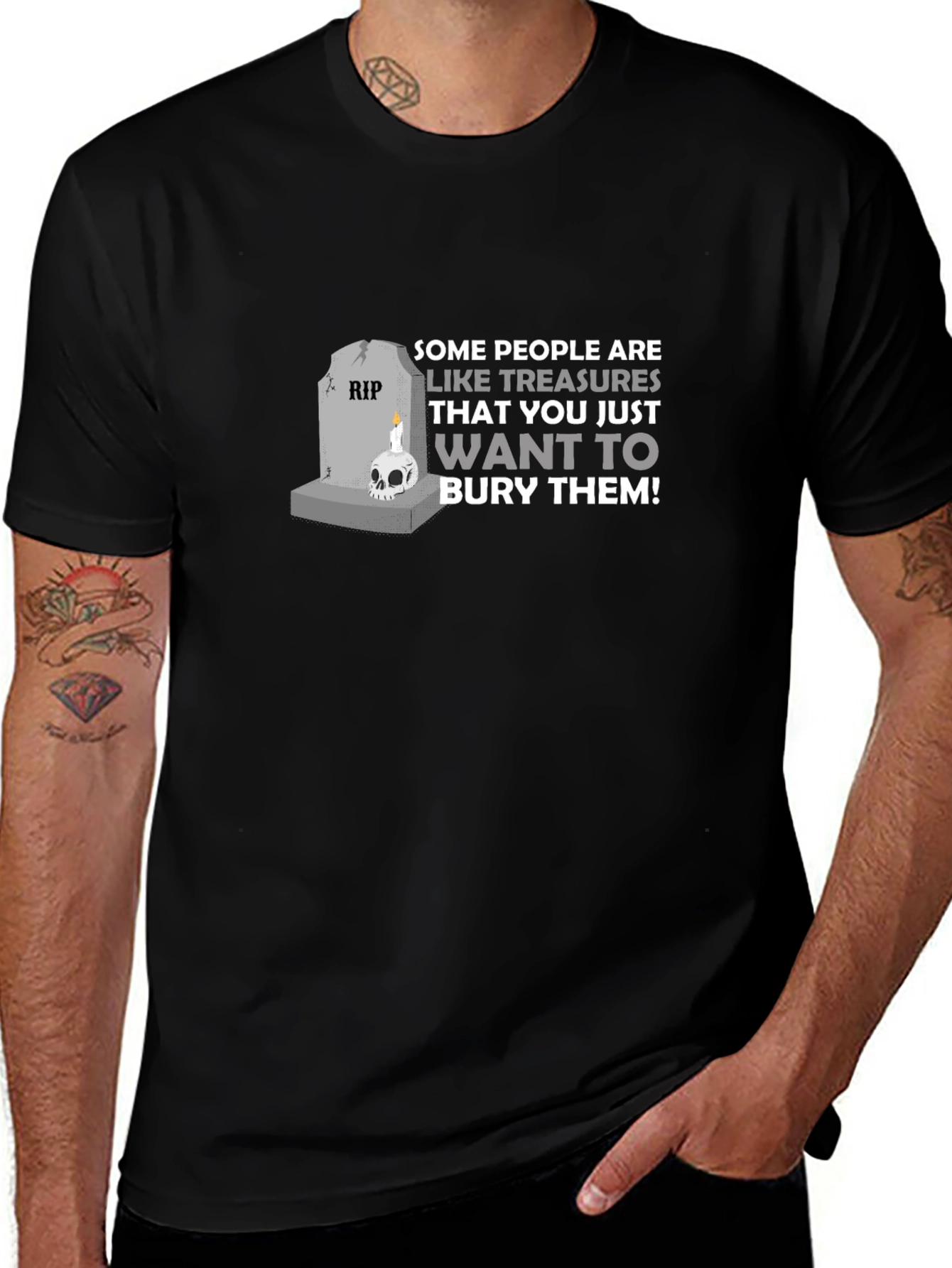 Humorous Treasure Burial T-Shirt