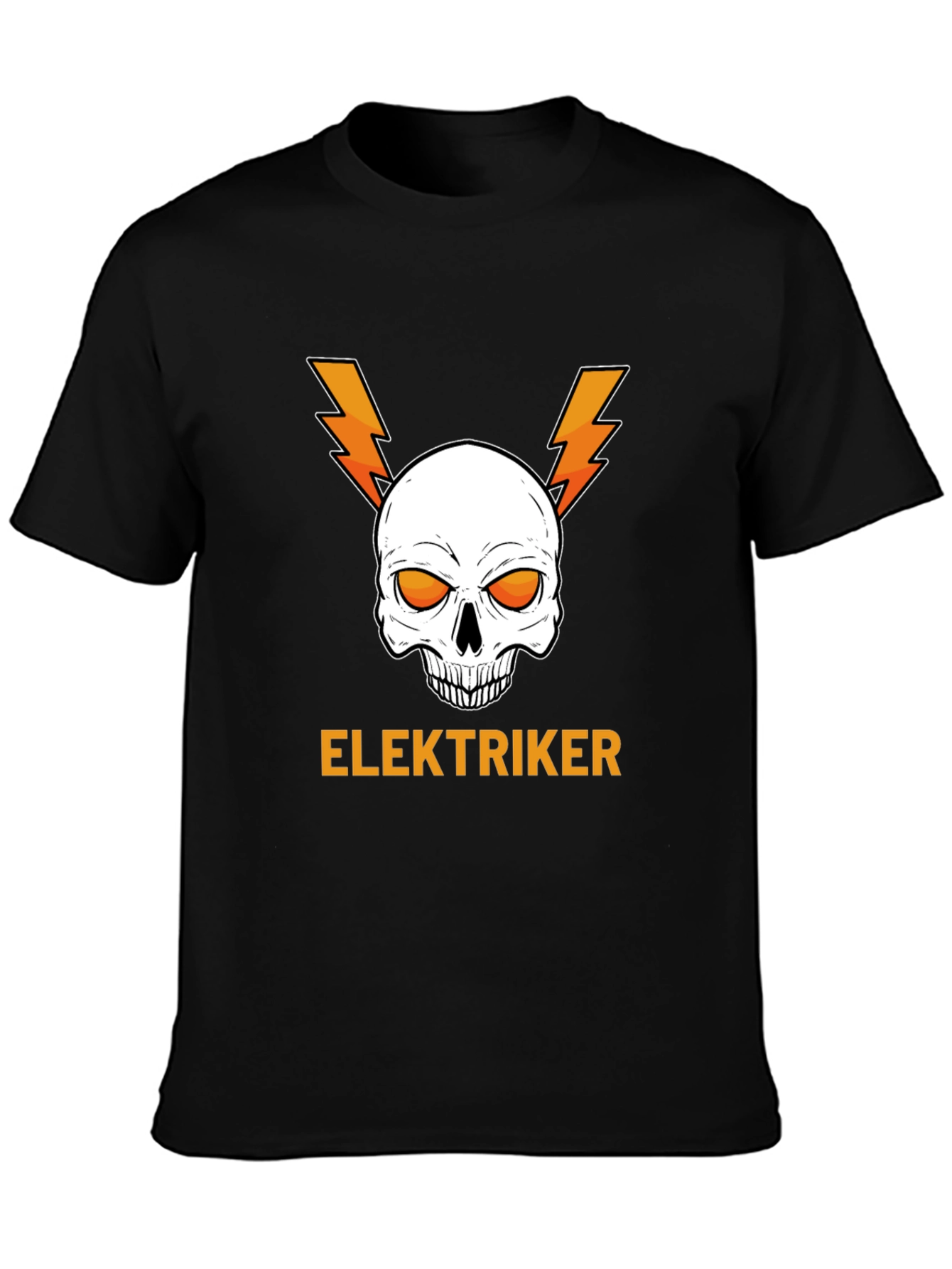 Electrician Skull T-Shirt - Shockingly Cool!
