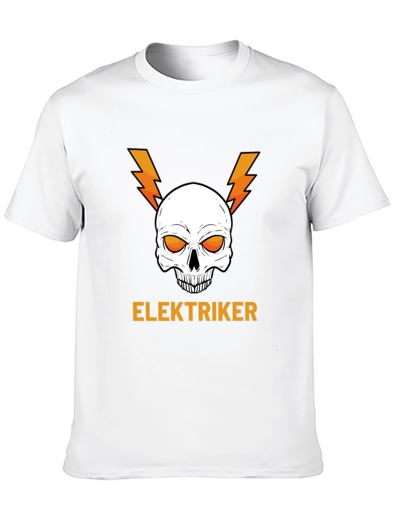 Electrician Skull T-Shirt - Shockingly Cool!