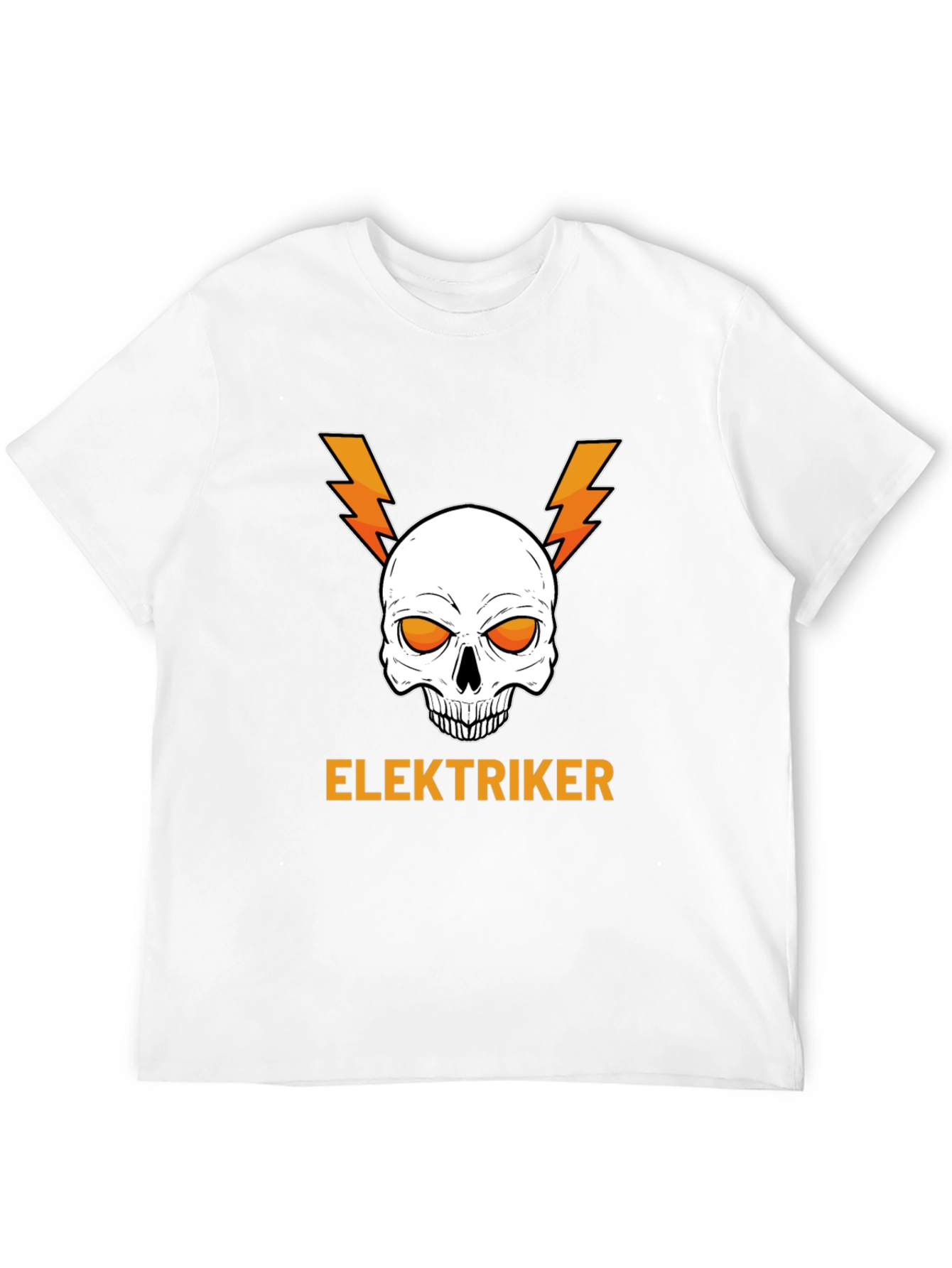 Electrician Skull T-Shirt - Shockingly Cool!