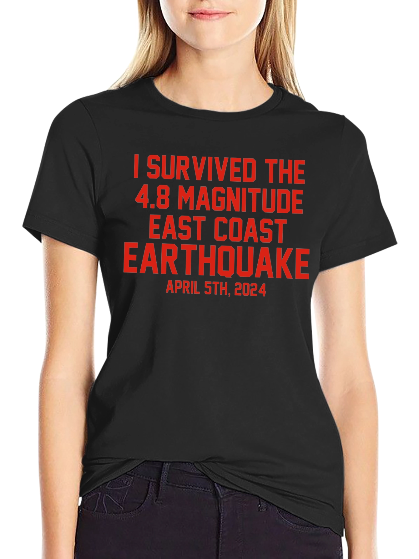 I Survived 4.8 East Coast Earthquake T-Shirt