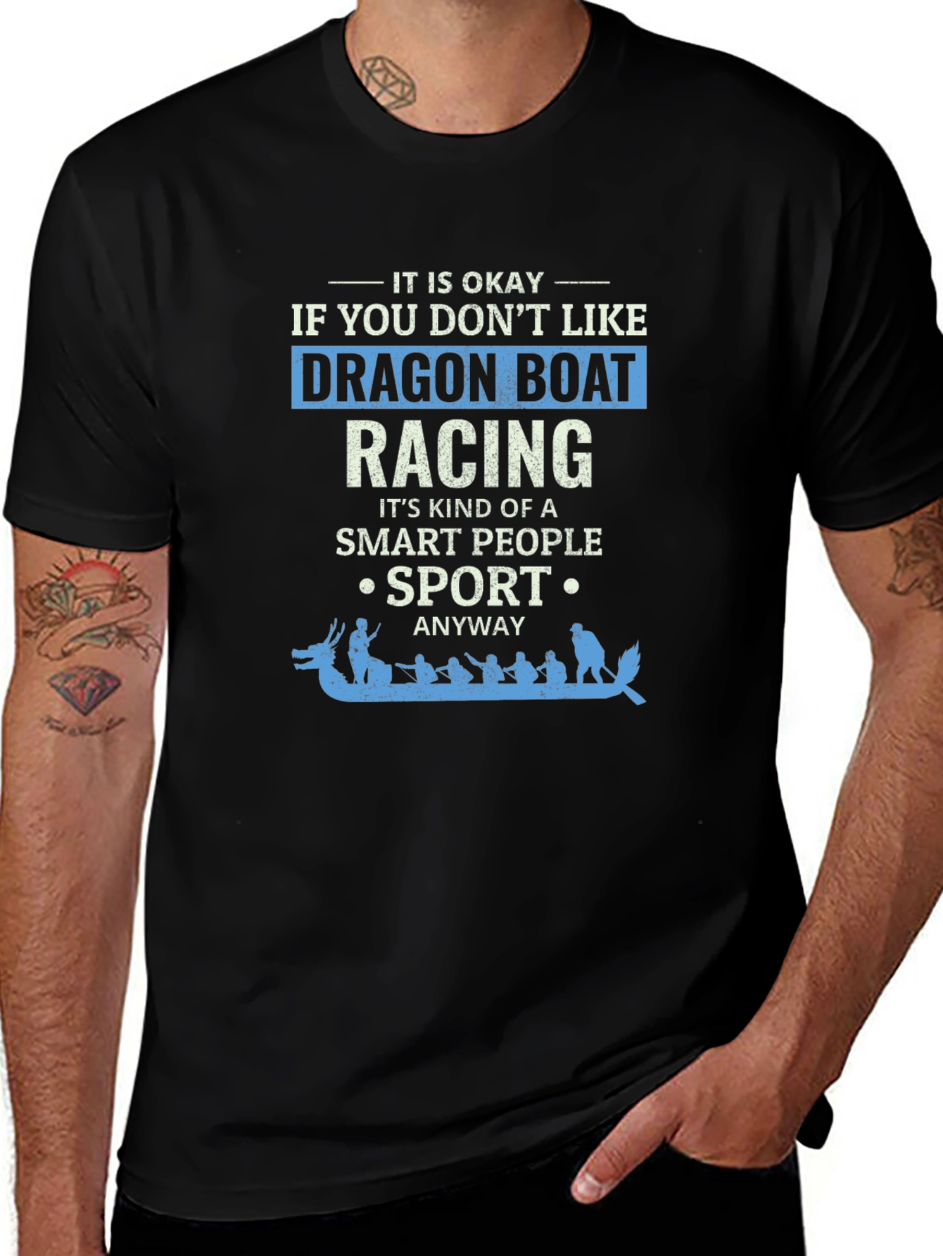 Dragon Boat Racing T-Shirt - Smart Sport Anyway