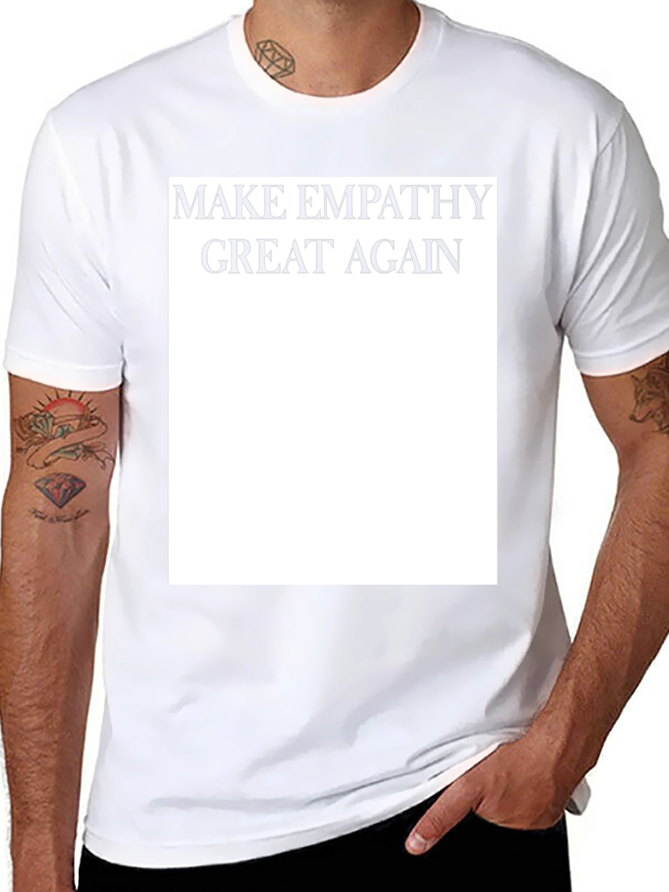 Make Empathy Great Again T-Shirt - Political Slogan Tee