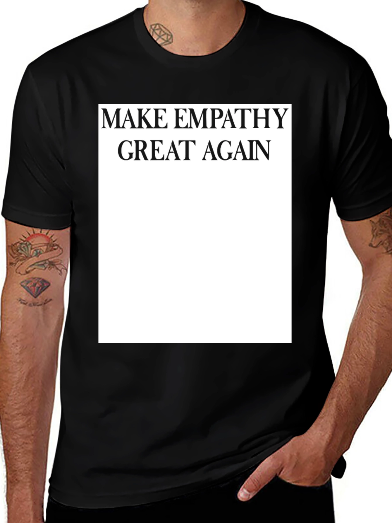 Make Empathy Great Again T-Shirt - Political Slogan Tee