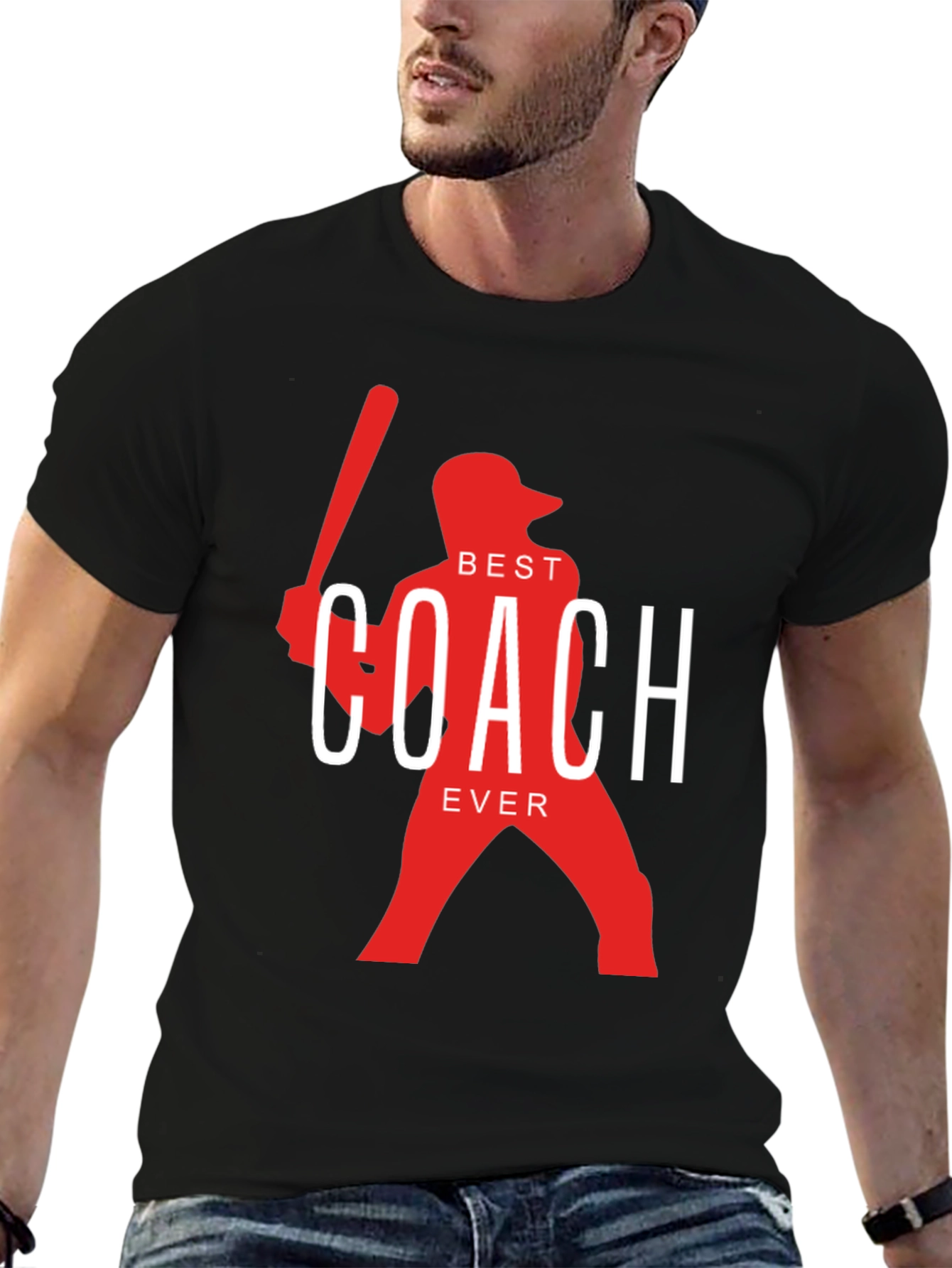 Best Coach Ever T-Shirt - Baseball Coach Appreciation Gift