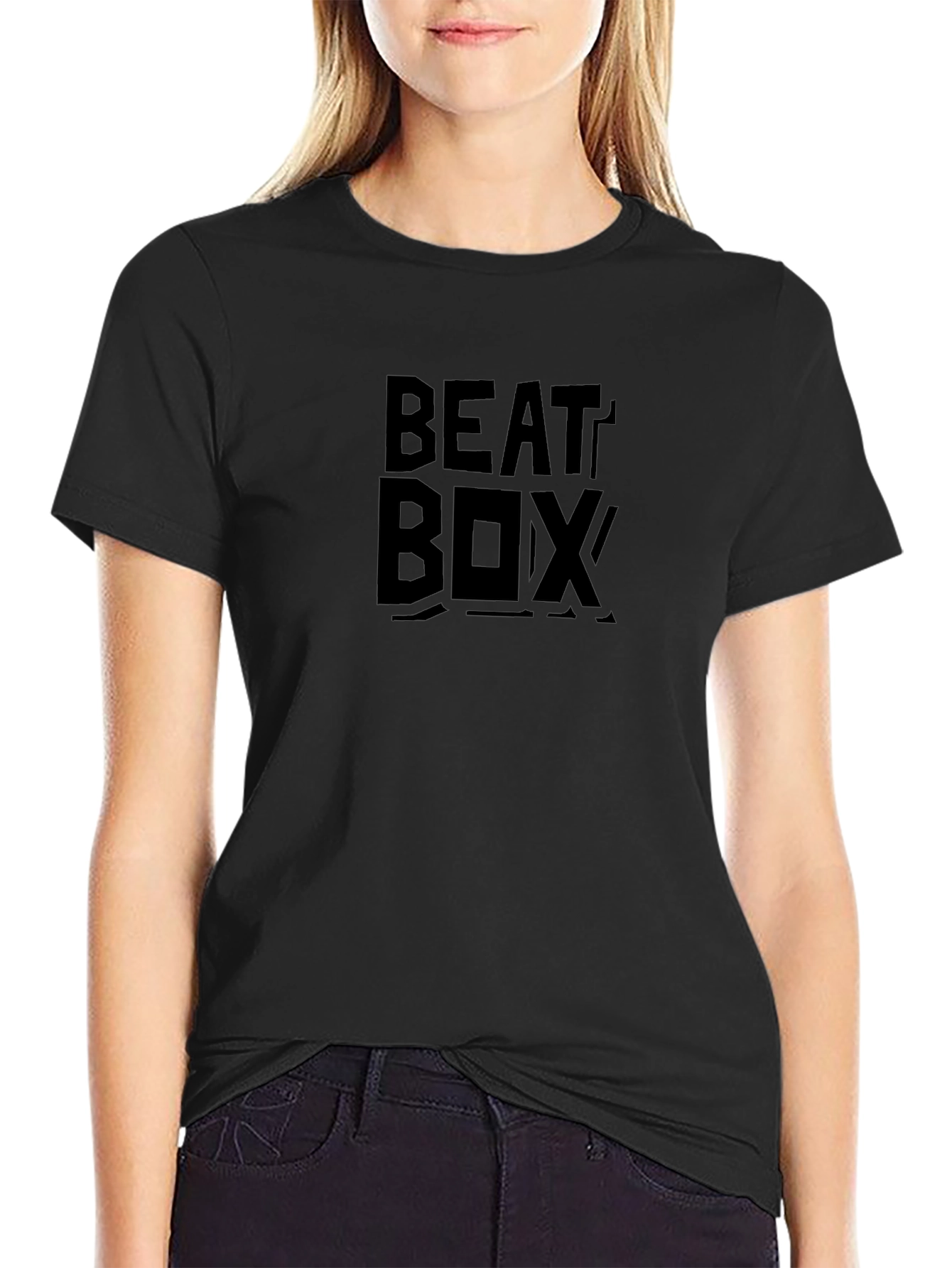 Beatbox Black Tee - Stylish Music Lovers T-Shirt