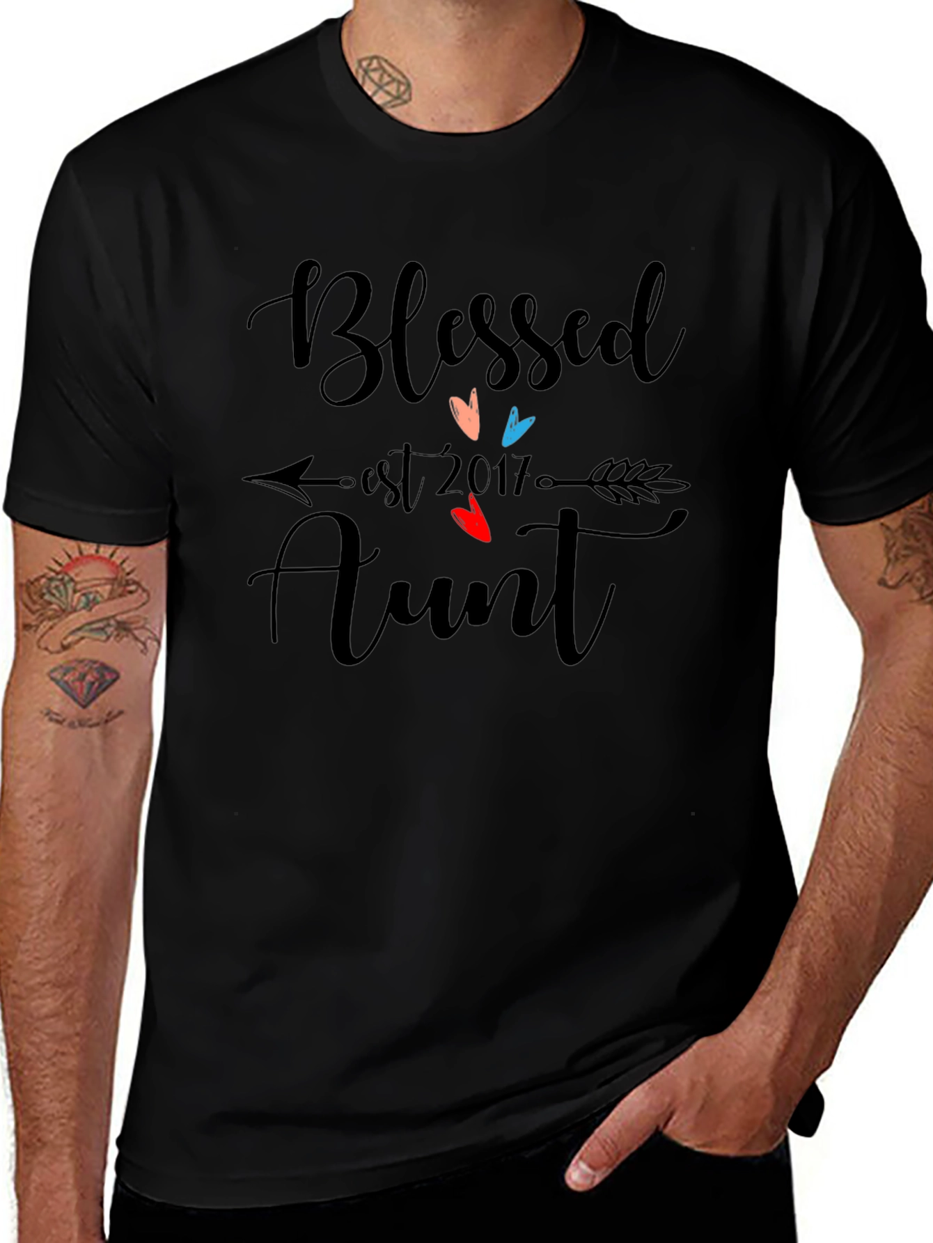 Blessed Aunt Est 2017 T-Shirt