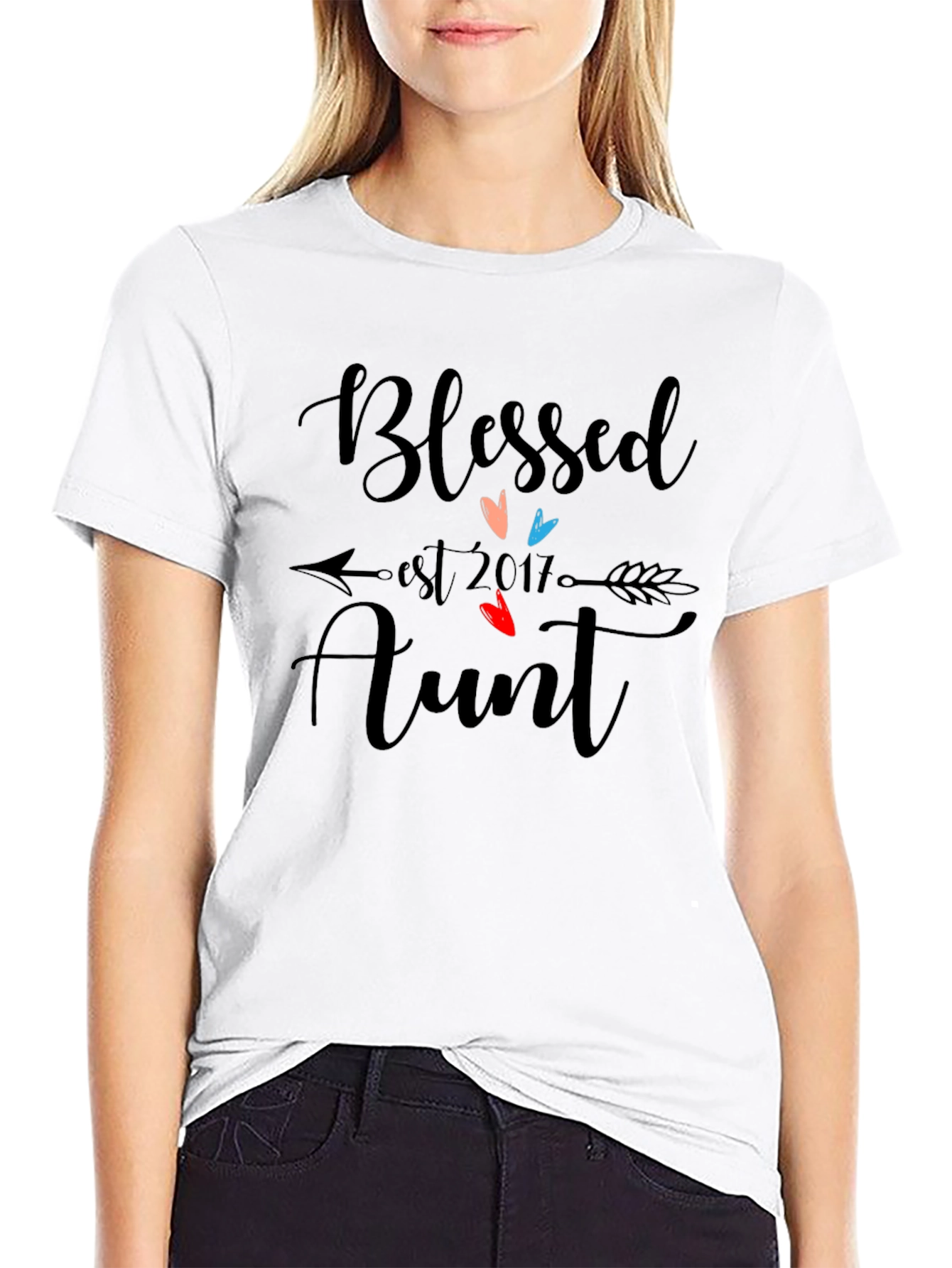 Blessed Aunt Est 2017 T-Shirt