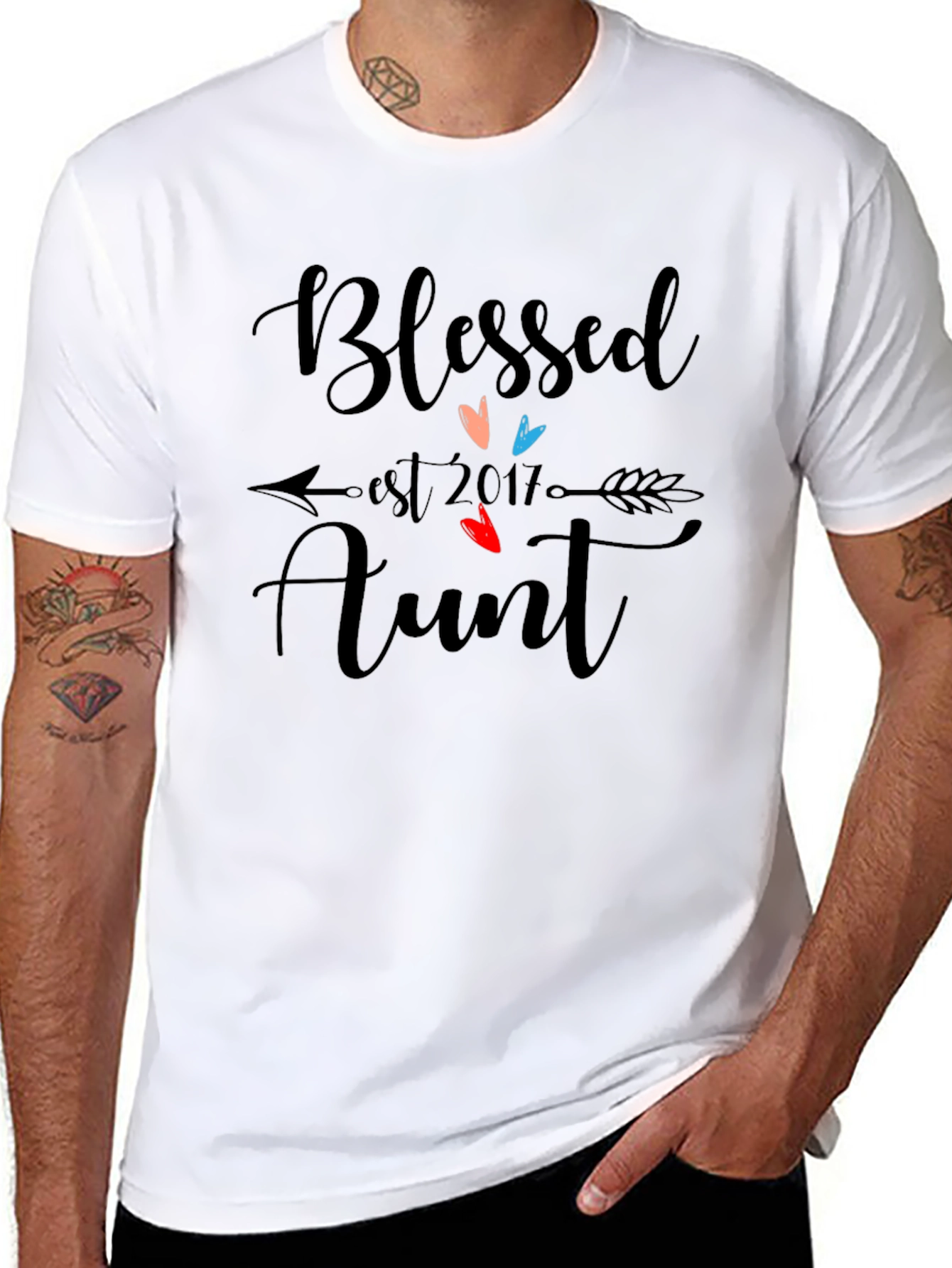 Blessed Aunt Est 2017 T-Shirt