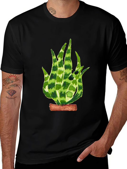 Aloe Vera Plant Graphic T-Shirt