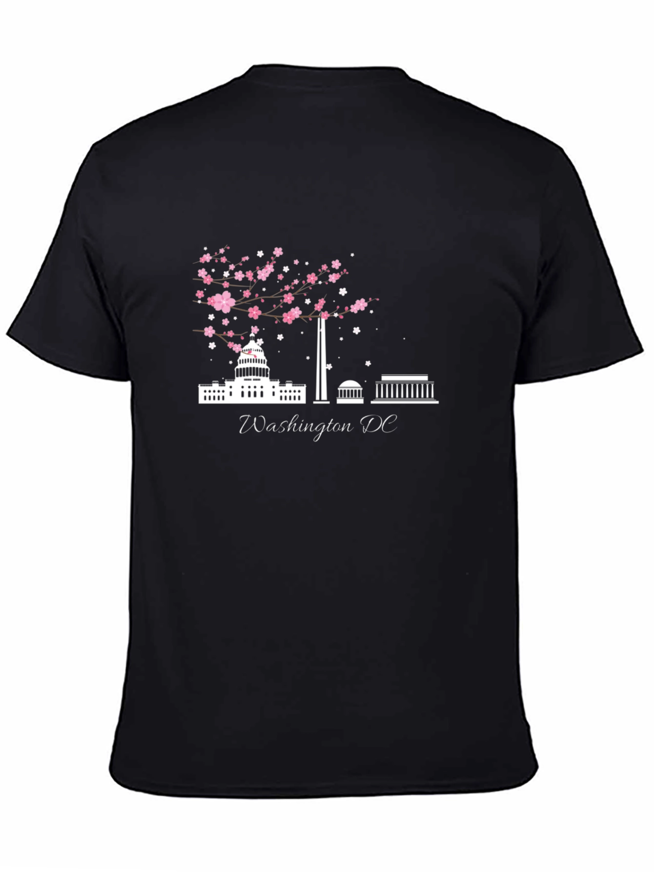 Washington DC Cherry Blossom Graphic T-Shirt