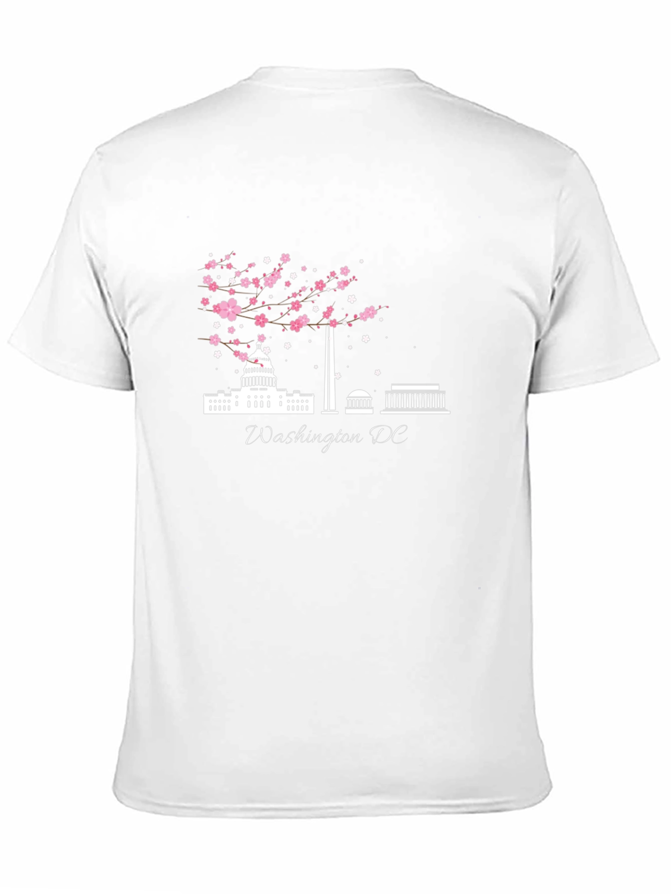 Washington DC Cherry Blossom Graphic T-Shirt