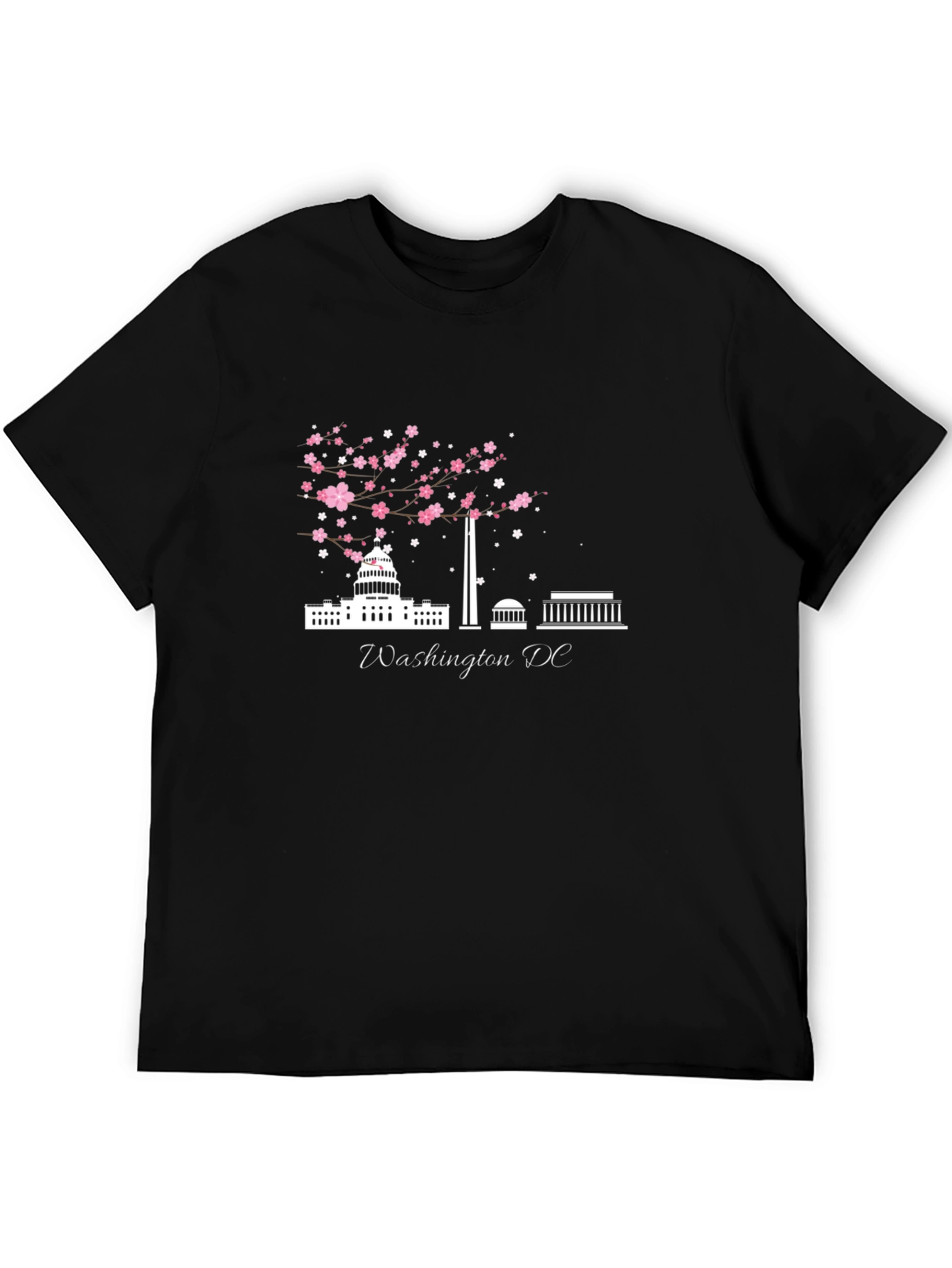 Washington DC Cherry Blossom Graphic T-Shirt