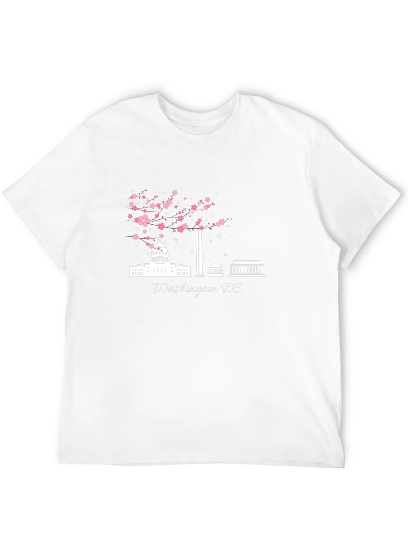 Washington DC Cherry Blossom Graphic T-Shirt
