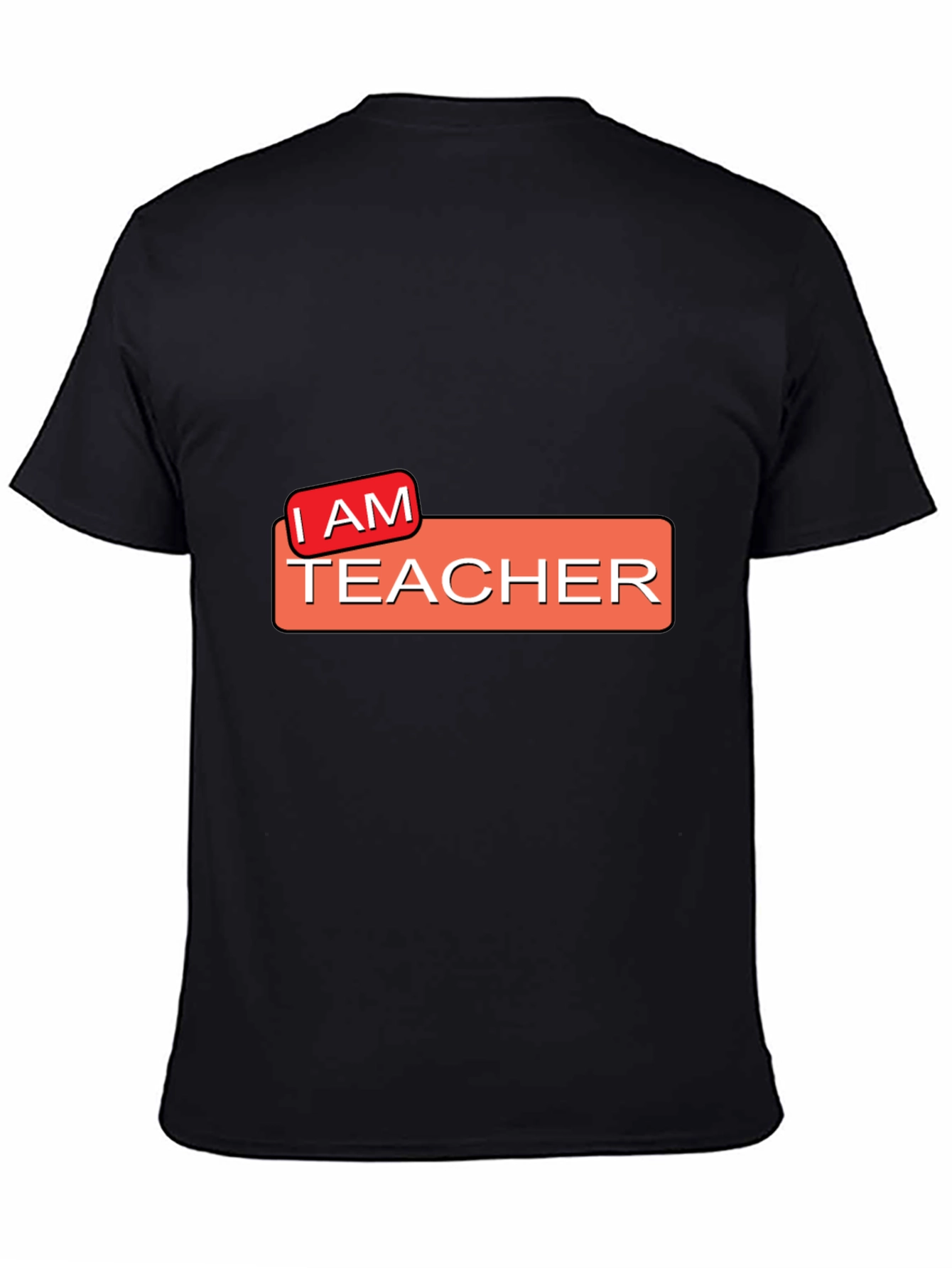 I AM TEACHER Graphic Tee - Black