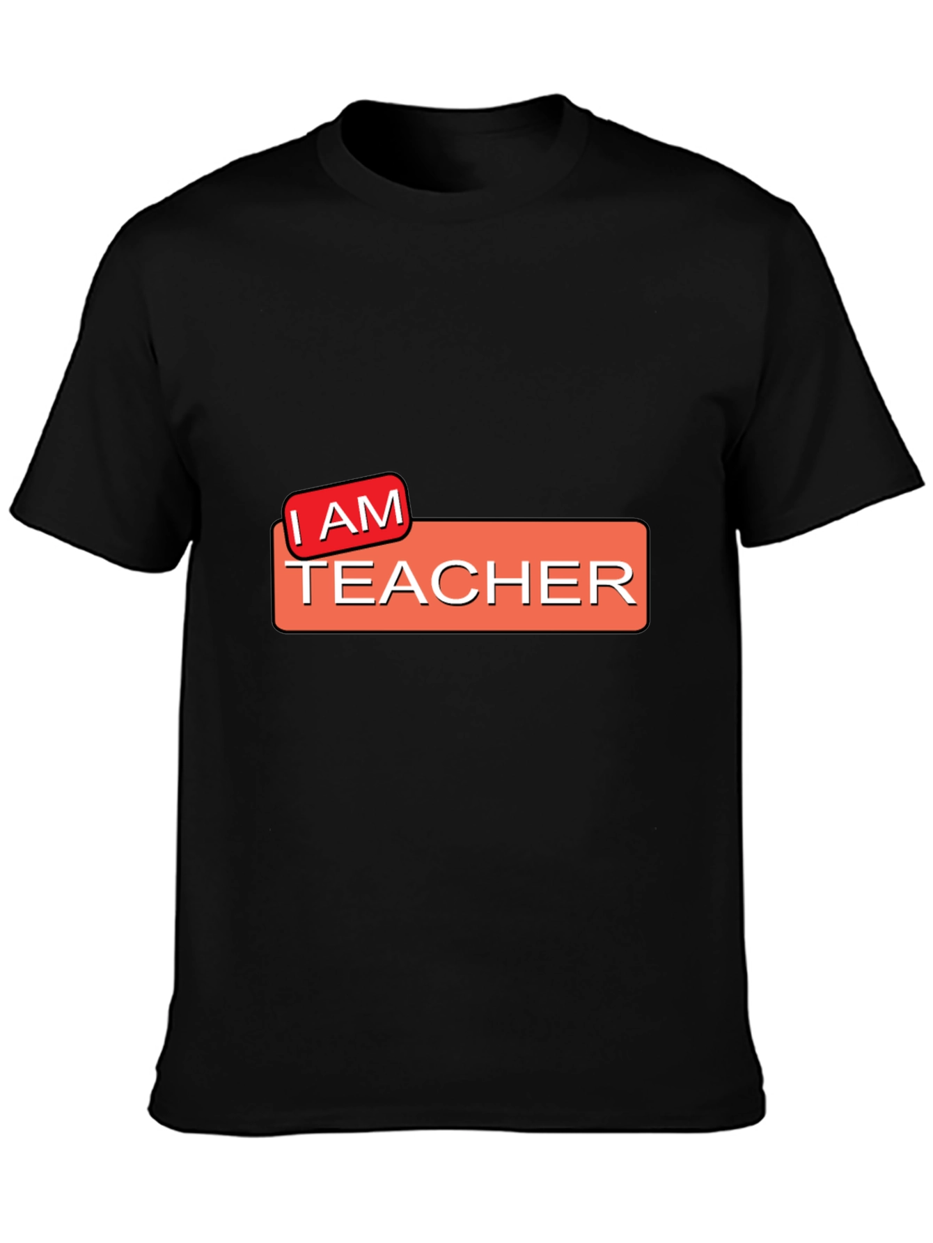I AM TEACHER Graphic Tee - Black