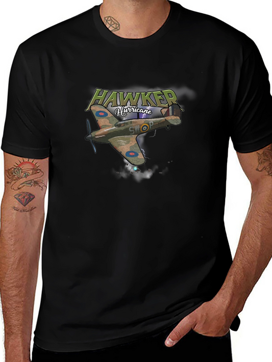 Hawker Hurricane Plane Graphic T-Shirt