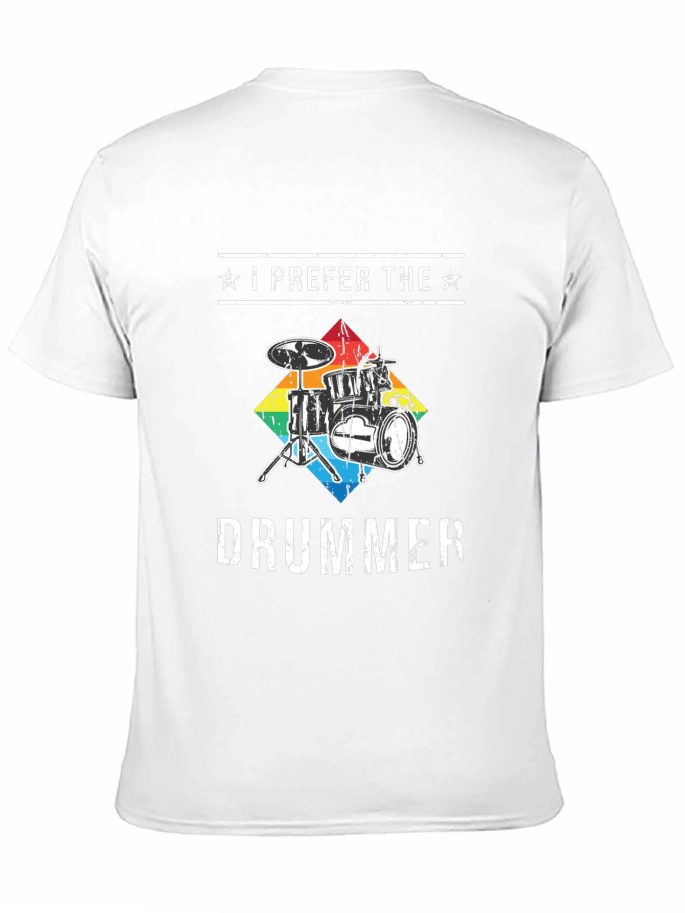 I Prefer The Drummer Graphic T-Shirt