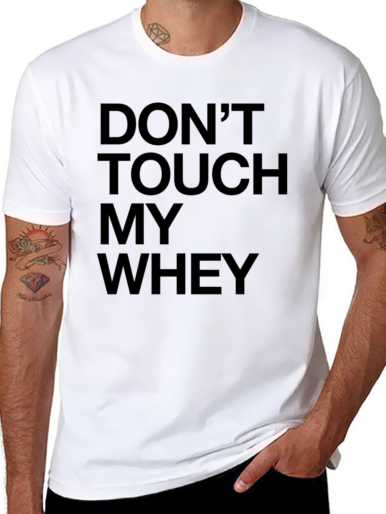 Dont Touch My Whey Graphic Tee