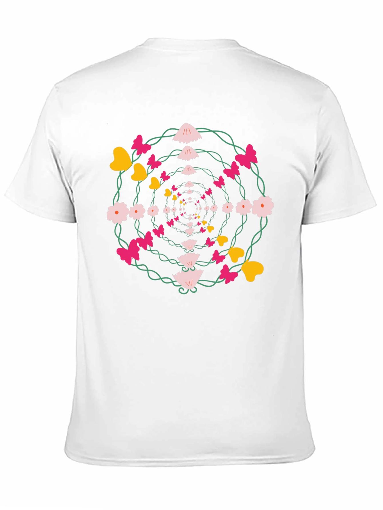 Floral Butterfly Whirlwind Graphic Tee
