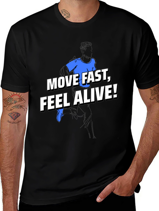 Move Fast Feel Alive Graphic Tee