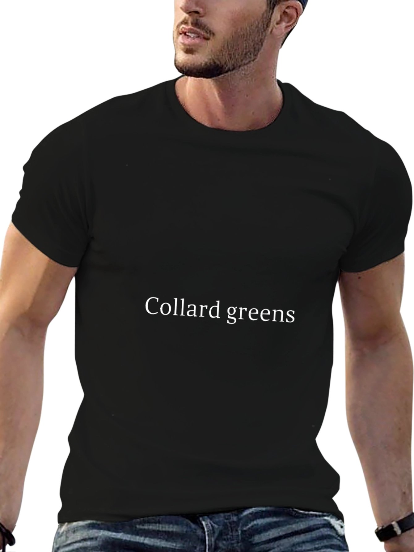 Collard Greens Graphic Tee - Classic Black