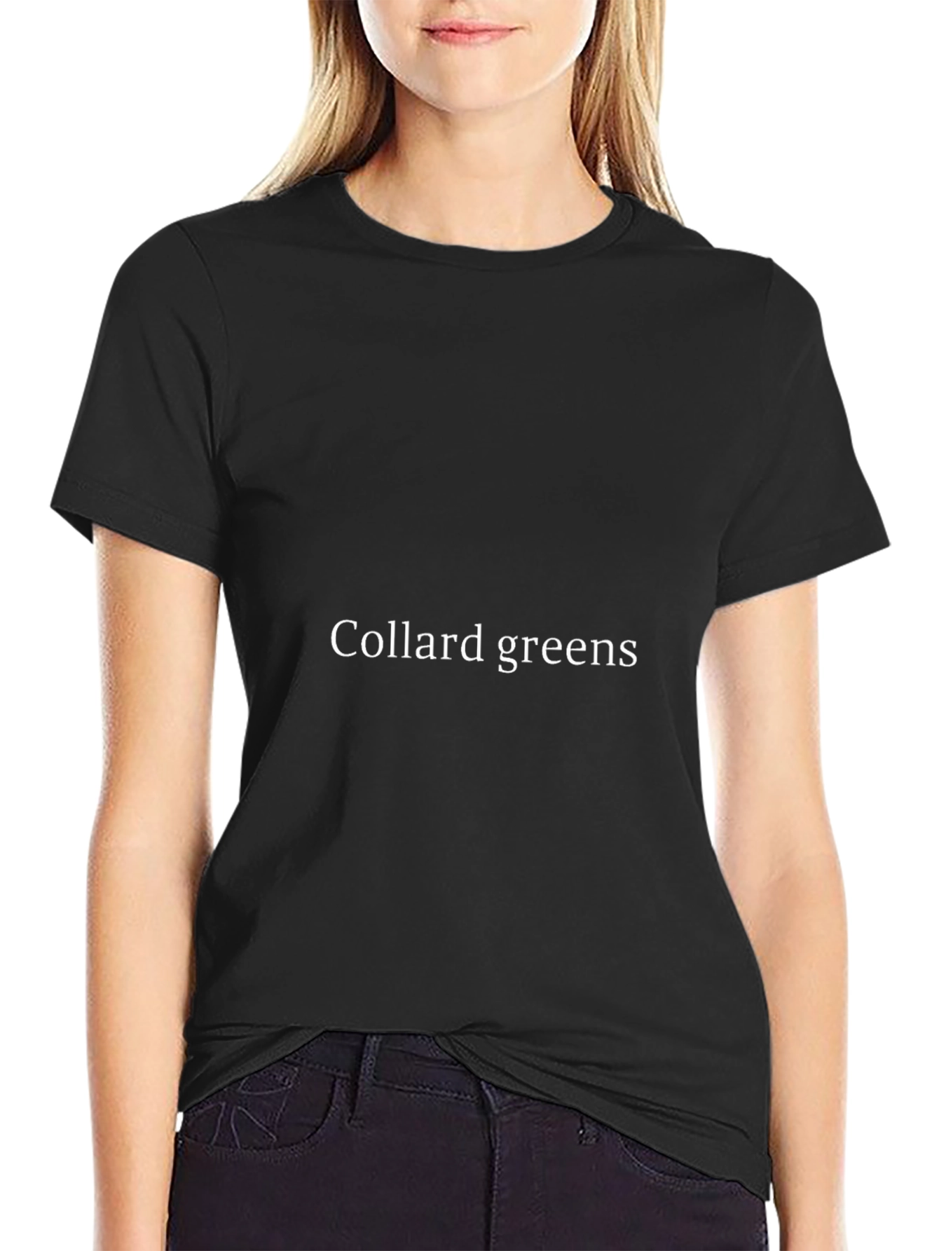 Collard Greens Graphic Tee - Classic Black
