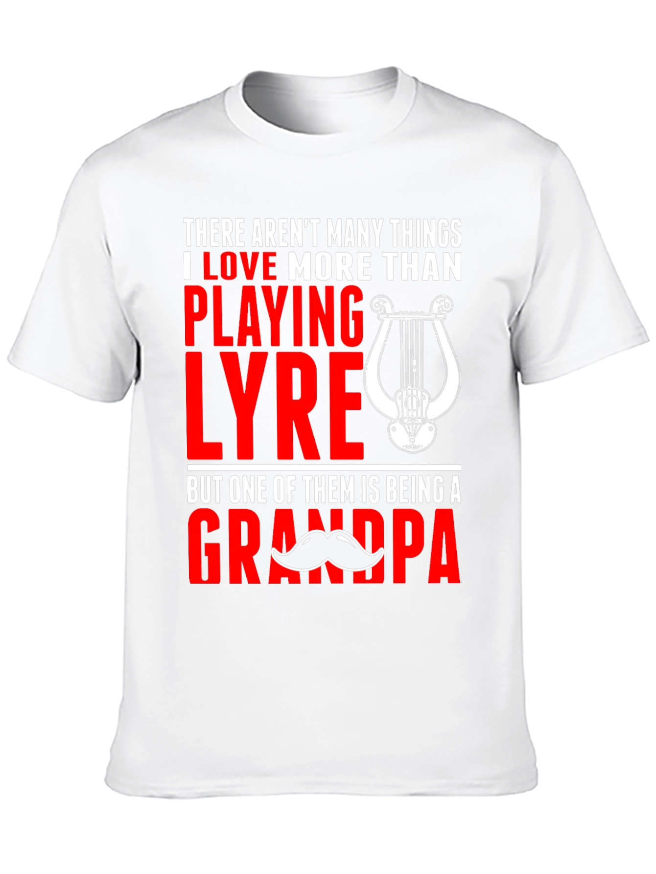 Lyre Playing Grandpa T-Shirt