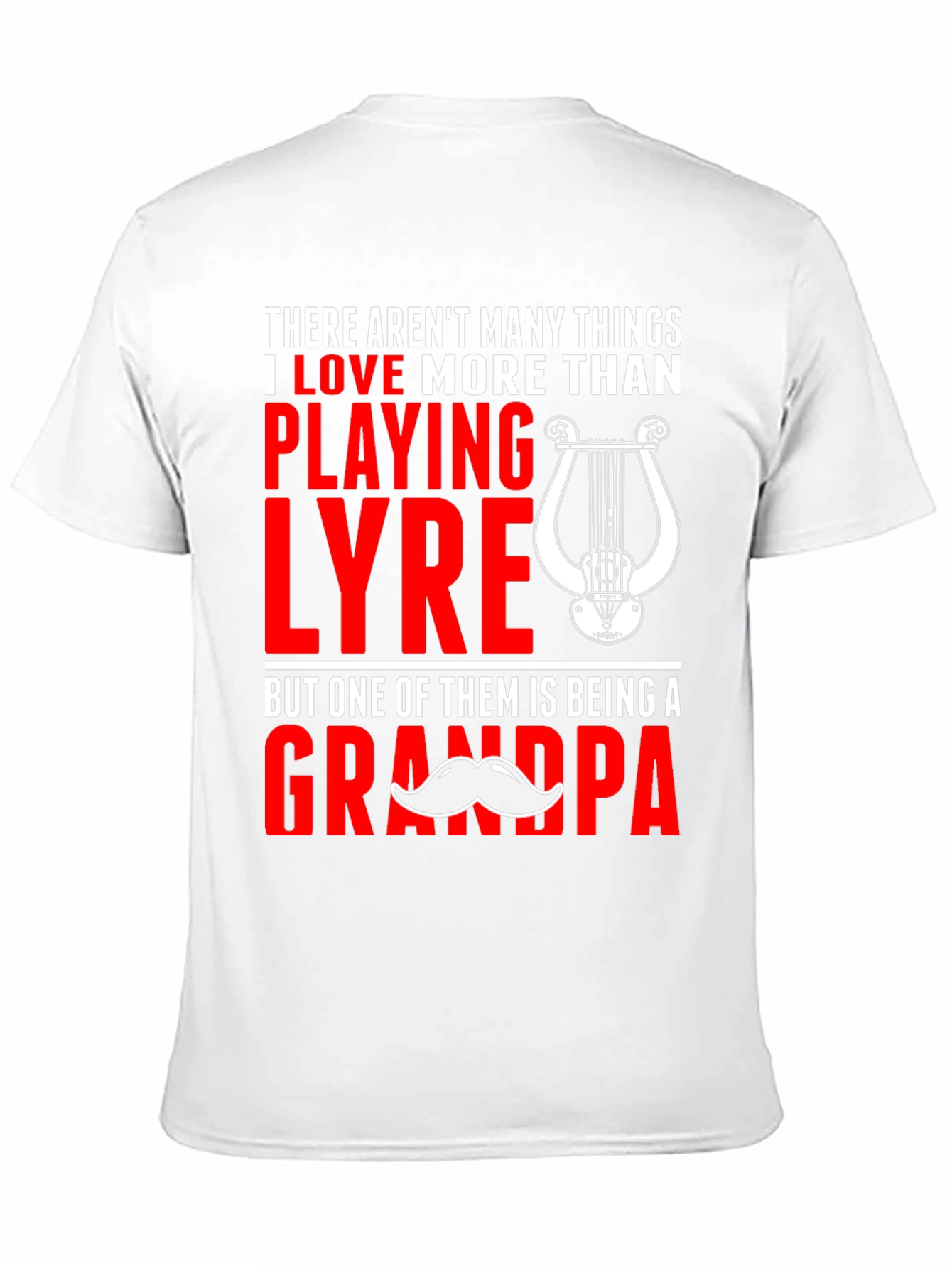 Lyre Playing Grandpa T-Shirt