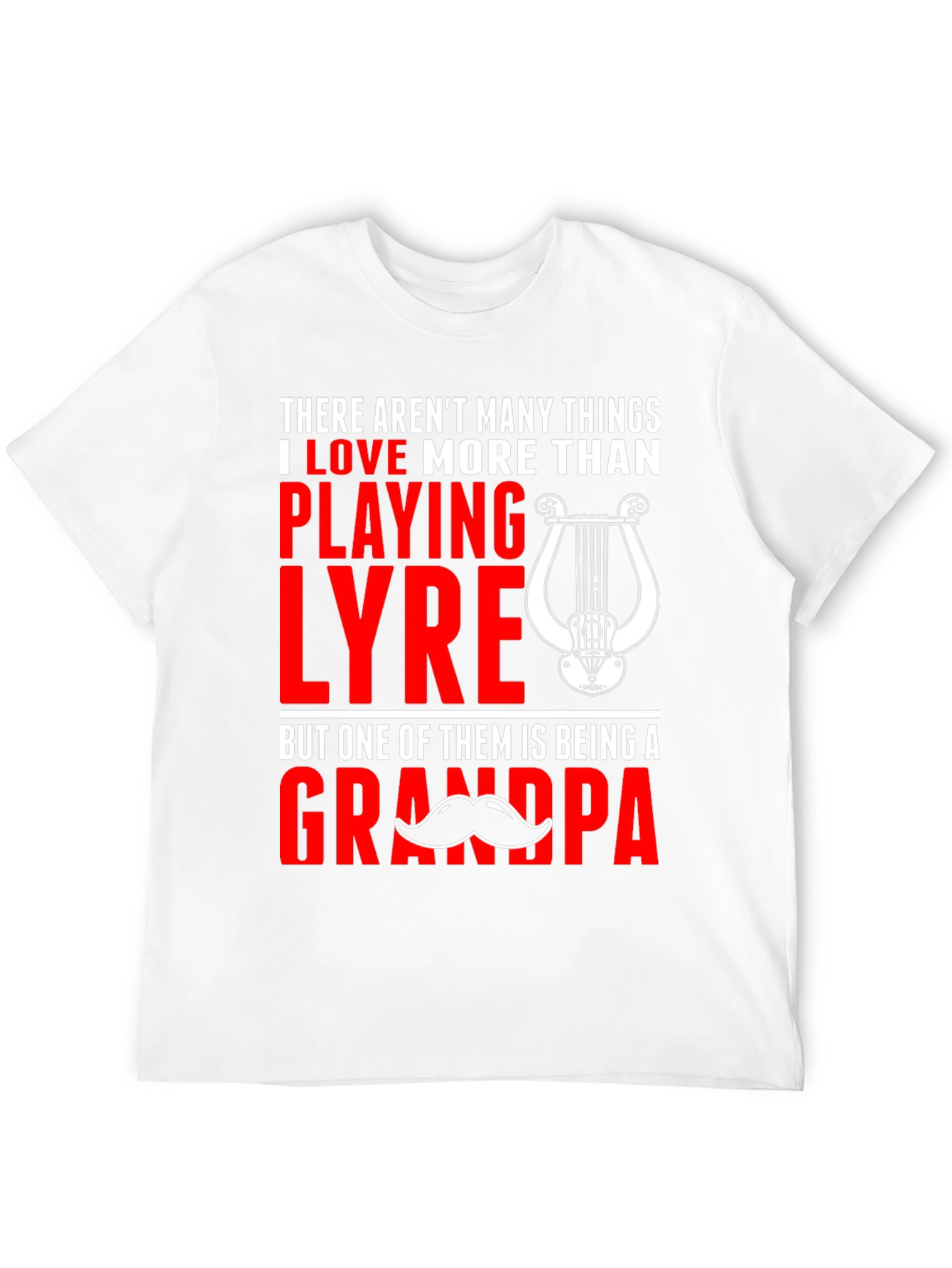 Lyre Playing Grandpa T-Shirt