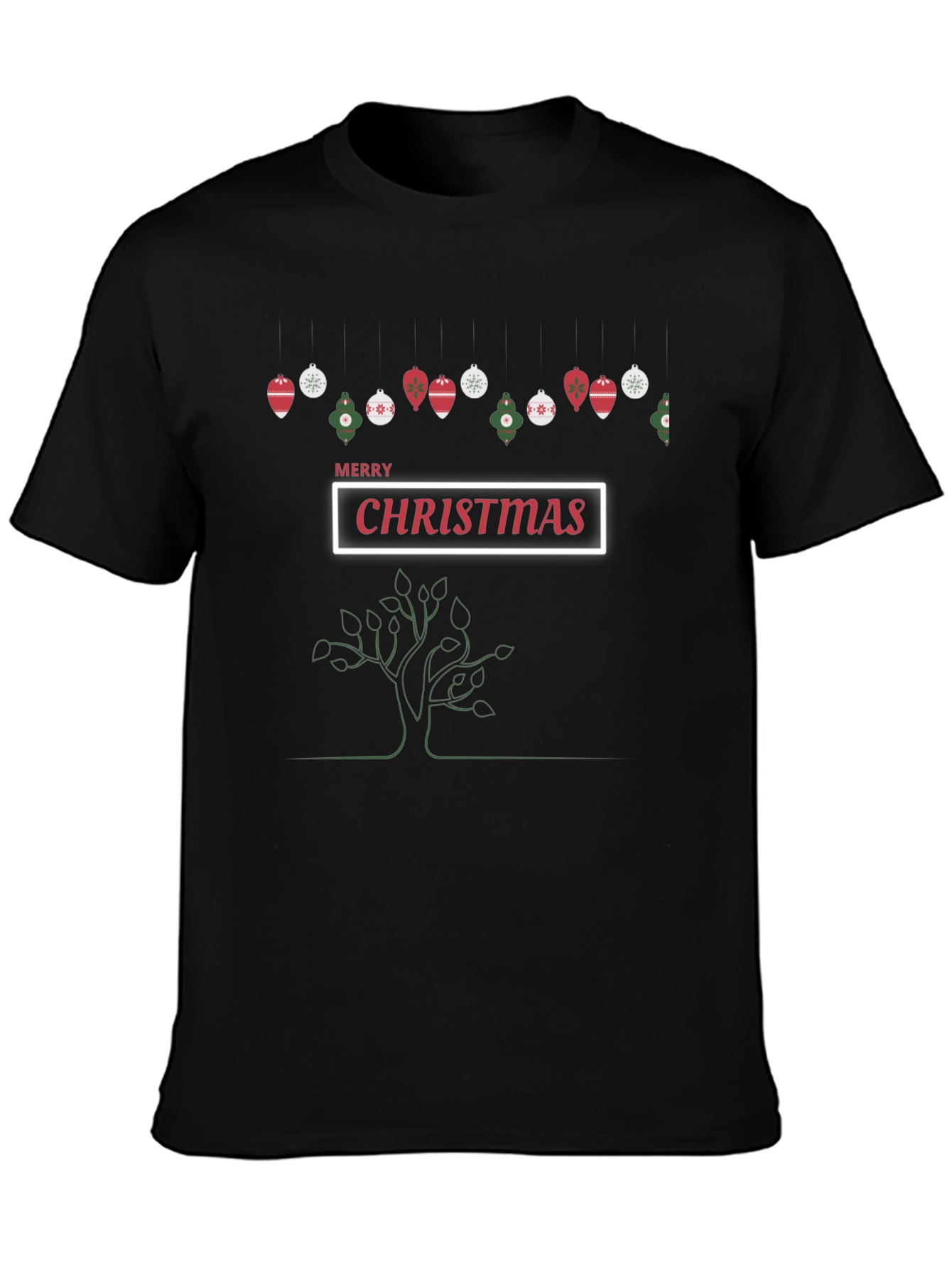 Festive Christmas Tree T-Shirt