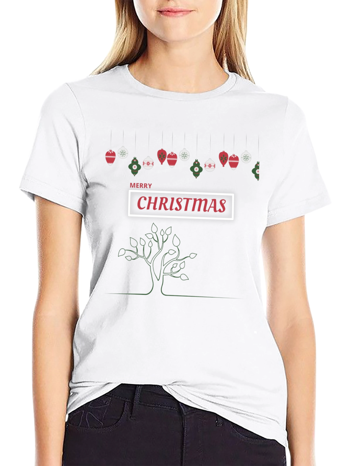 Festive Christmas Tree T-Shirt